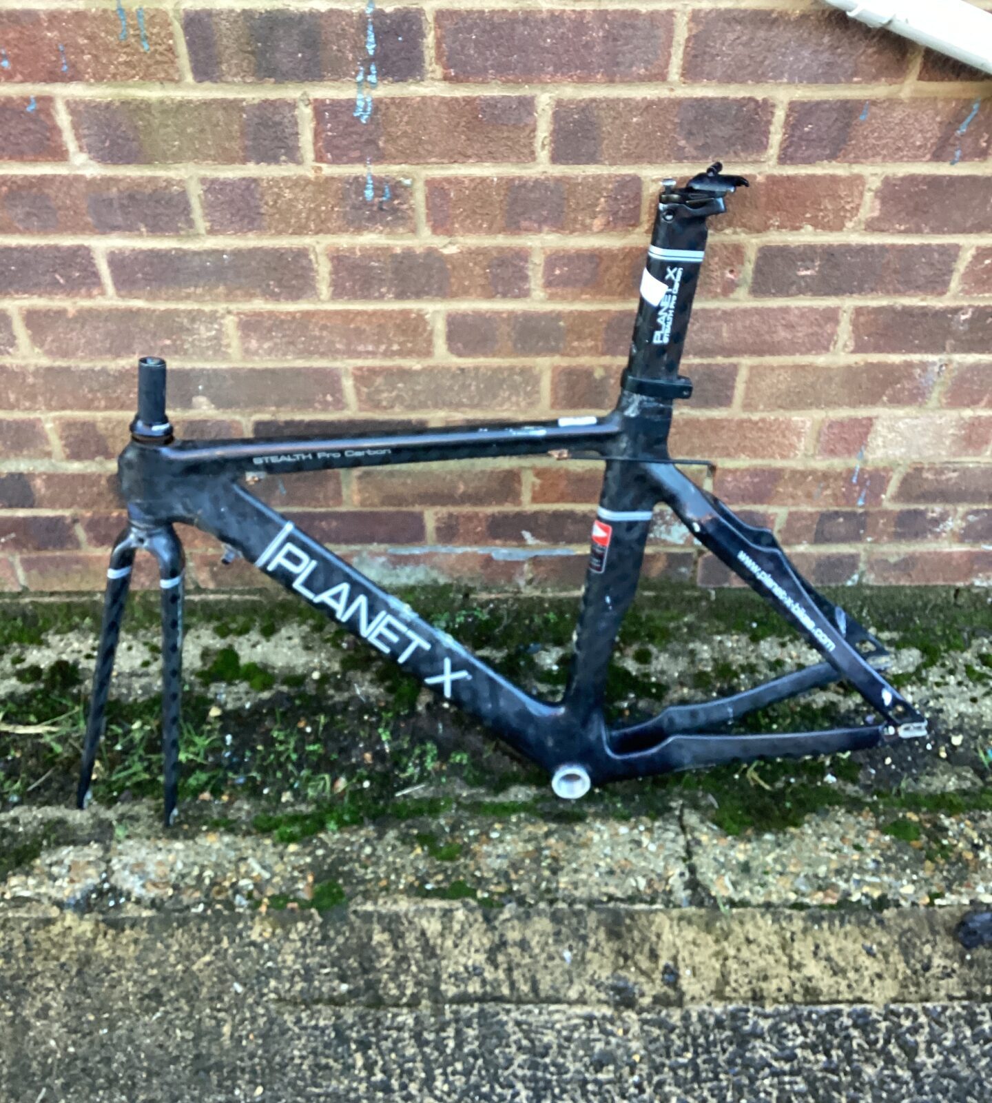 Planet x stealth pro carbon bike frame