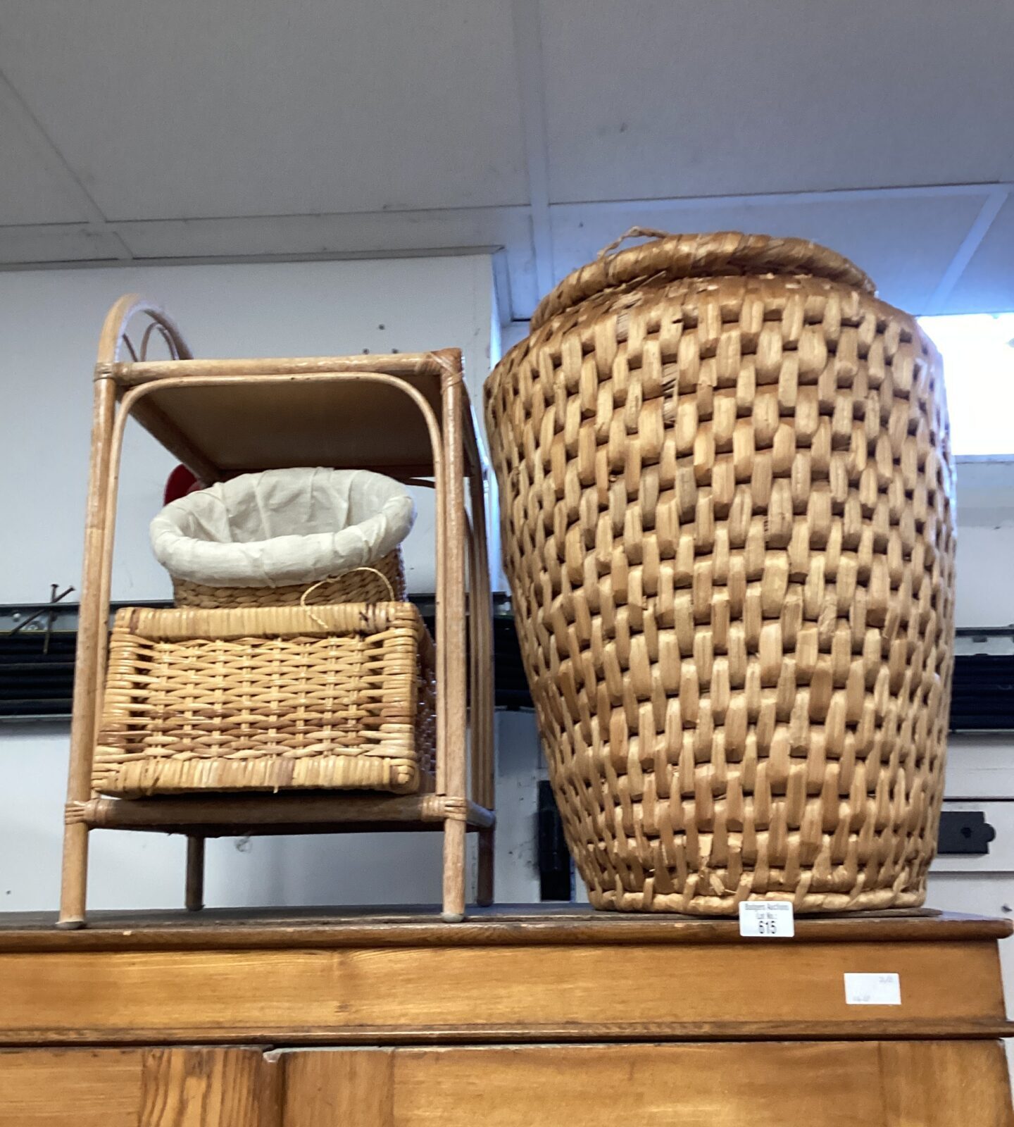 Quantity of bamboo & wicker