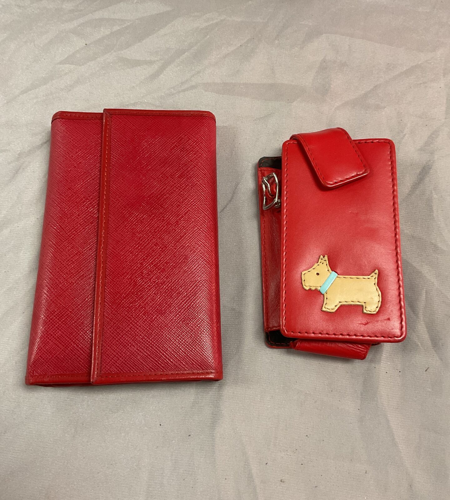 Radley leather phone case and progress leather purse