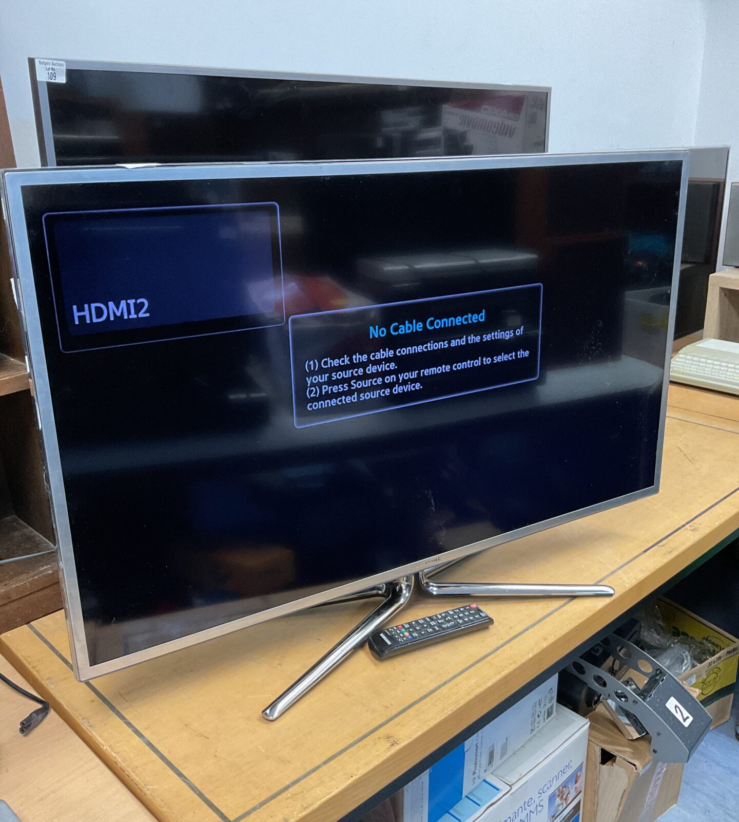 Samsung 40” hd tv working with remote