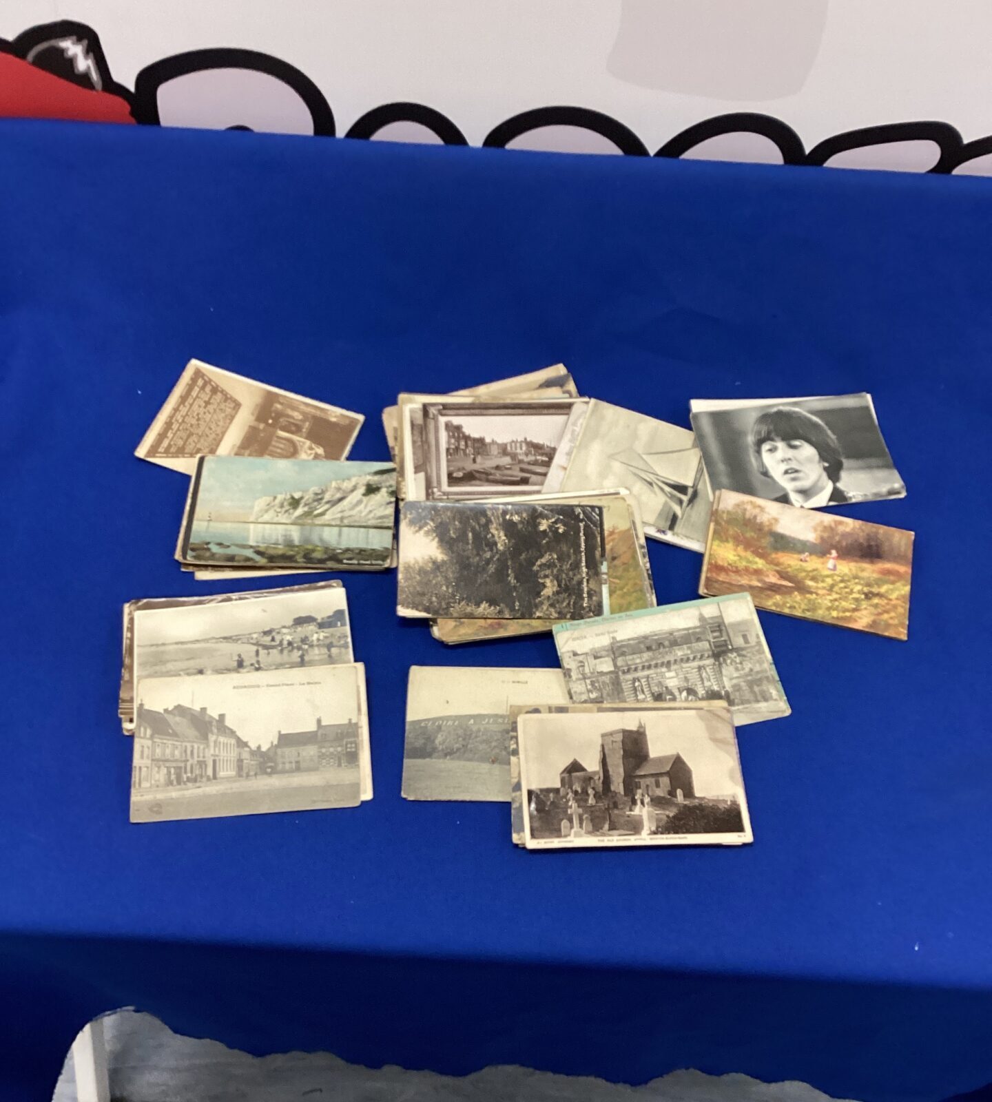 Selection of vintage postcards