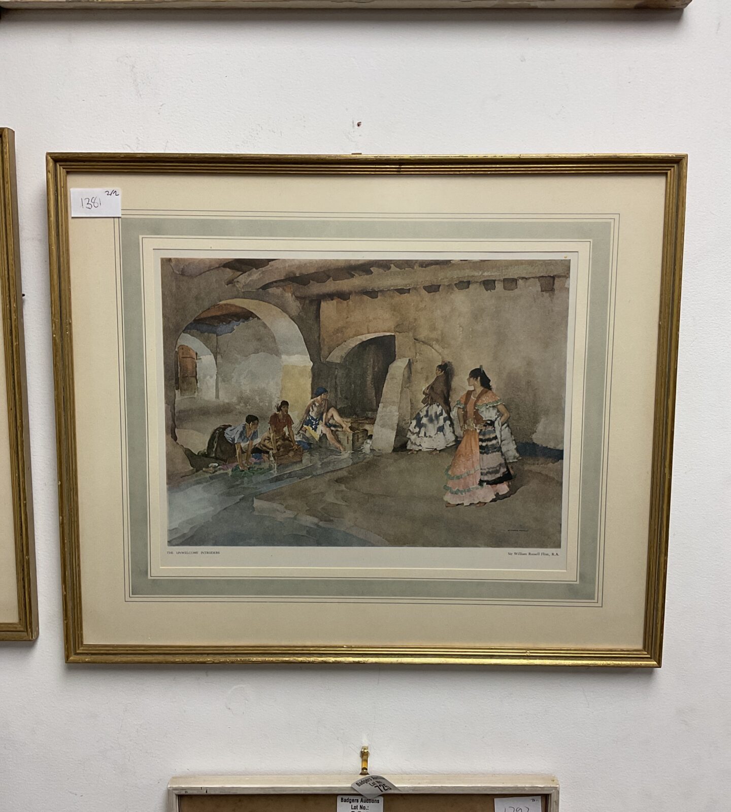 sir william russell flint framed romantic print of province caprice