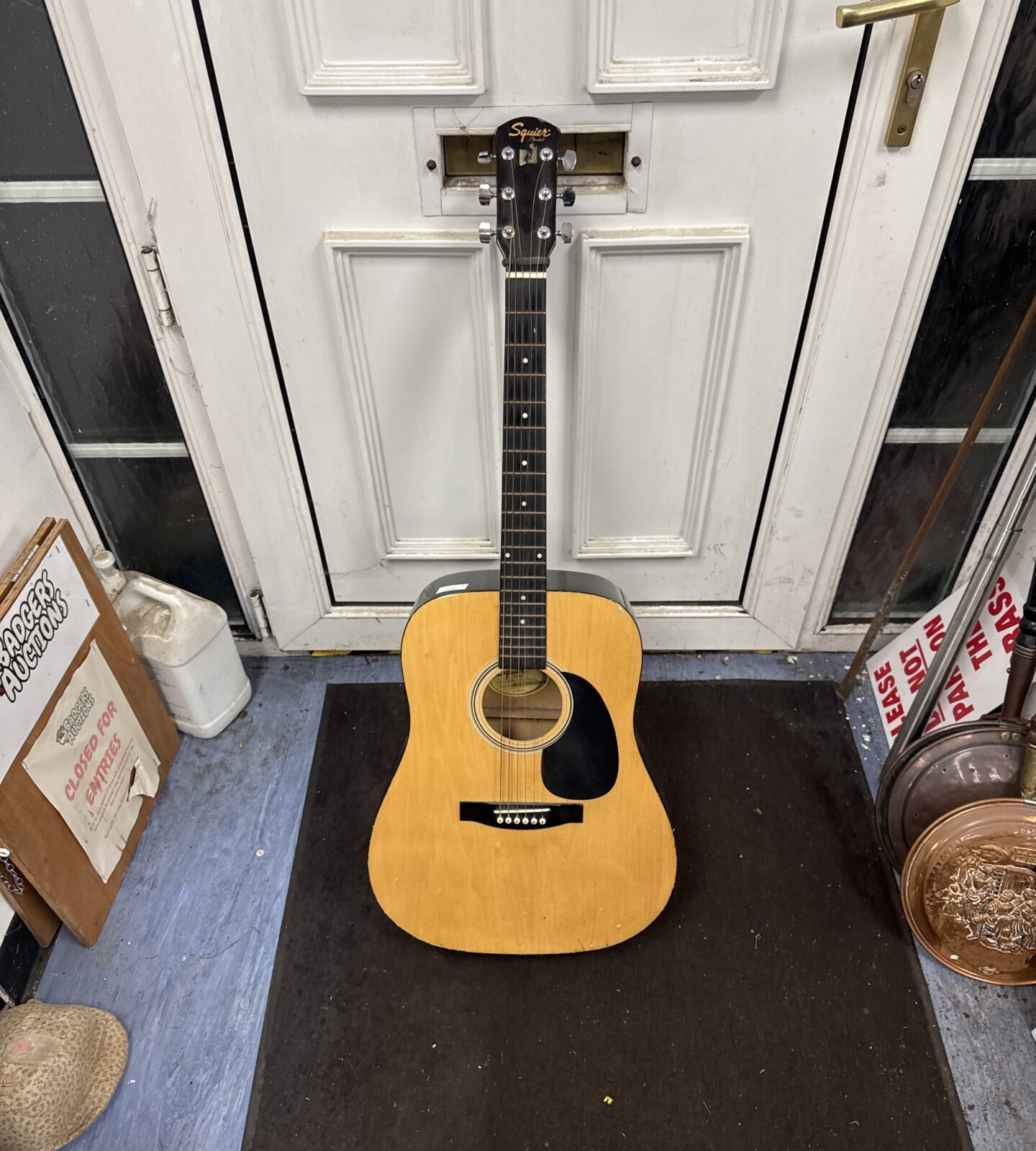 Squier by fender acoustic guitar - needs restringing