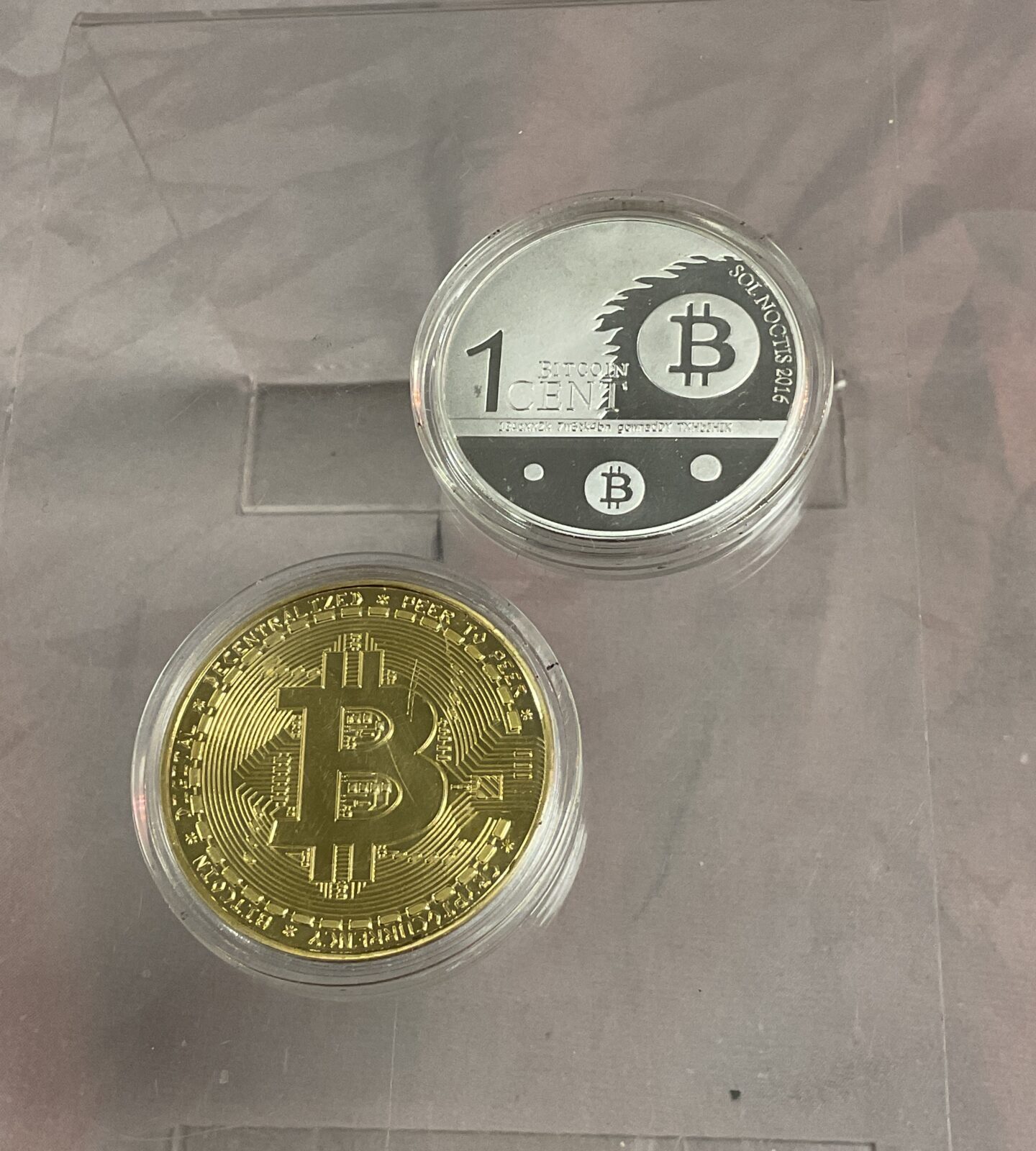 two collectors bitcoins