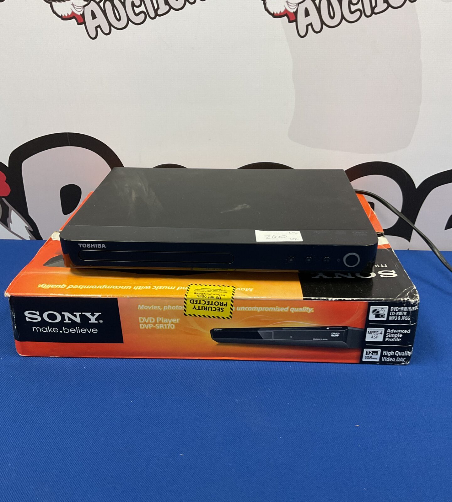 Two dvd players inc sony & toshiba