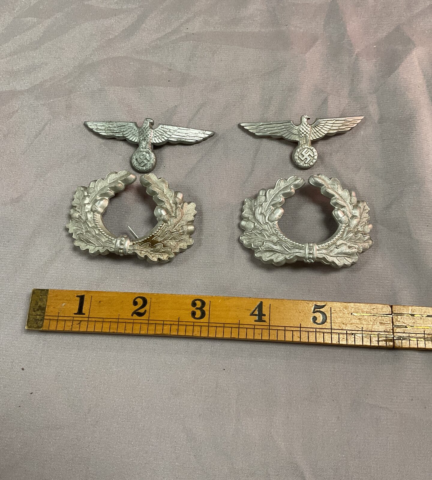 Two german ww2 Cap badges