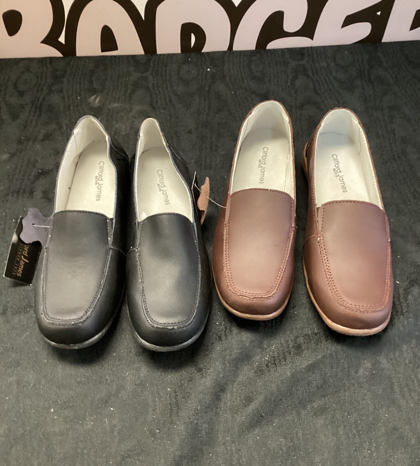 Two new pairs of clifford james shoes size 7