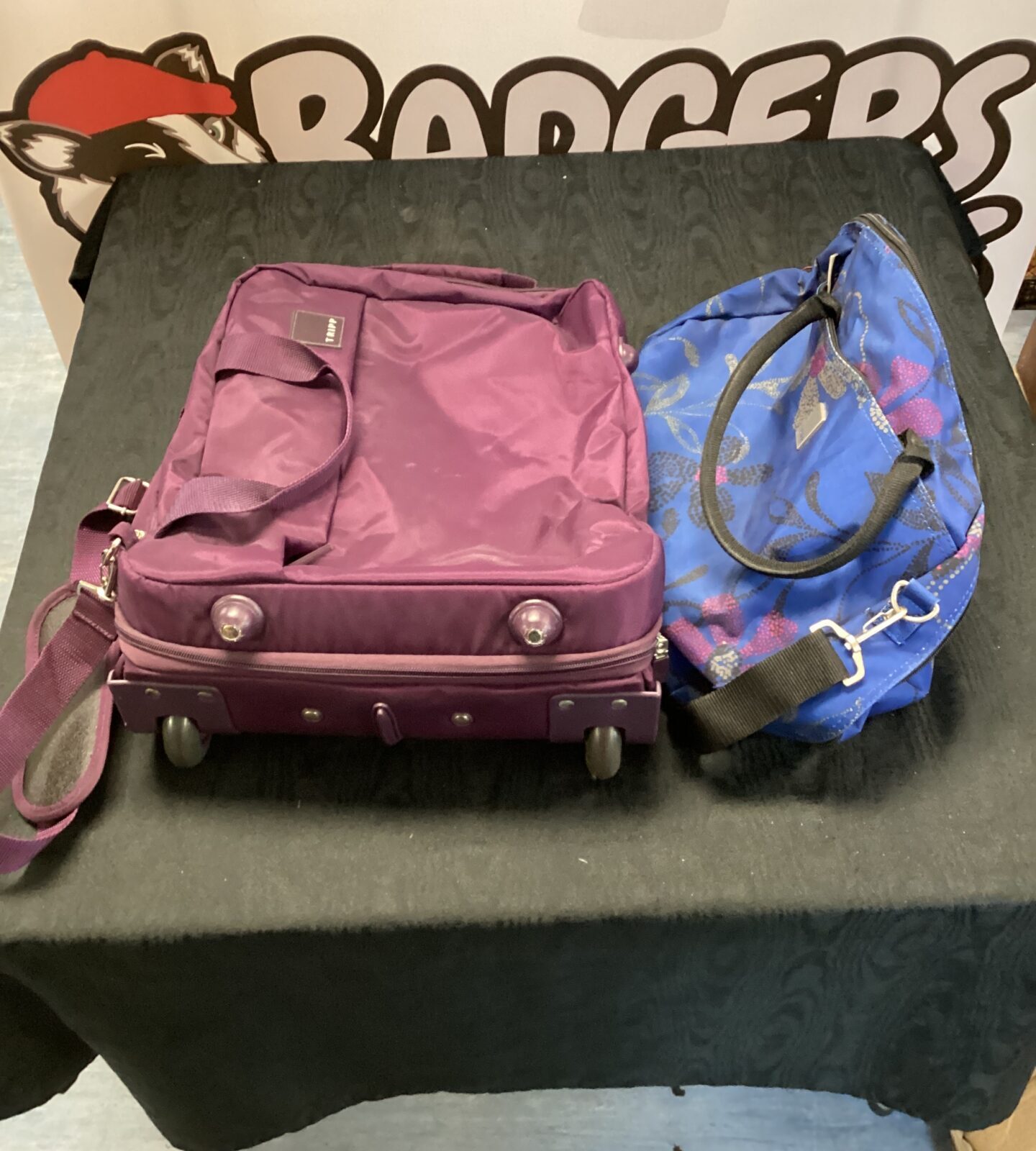 Two tripp bags inc wheeled travel bag & handbag