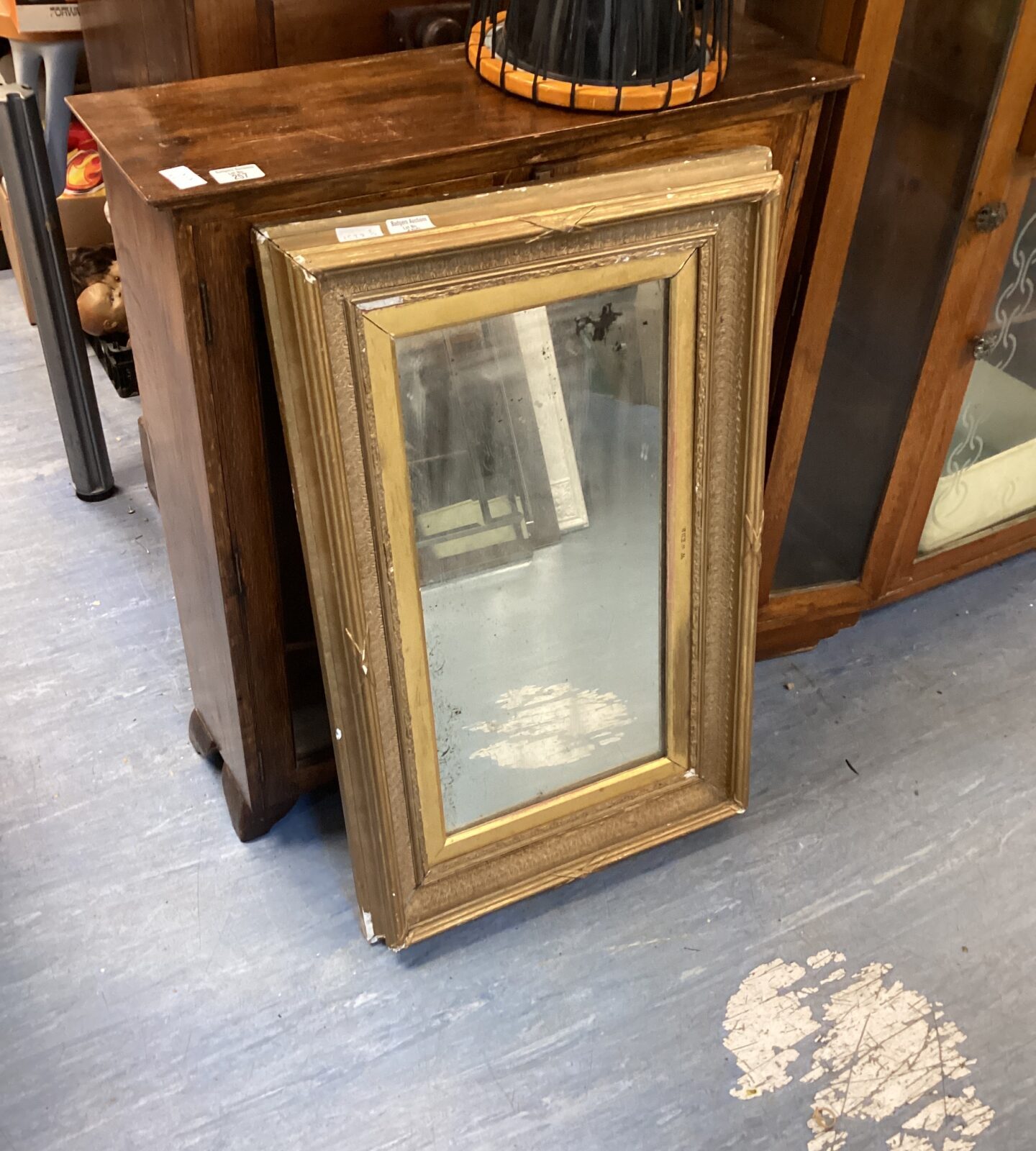 Vintage Gilded Framed Mirror