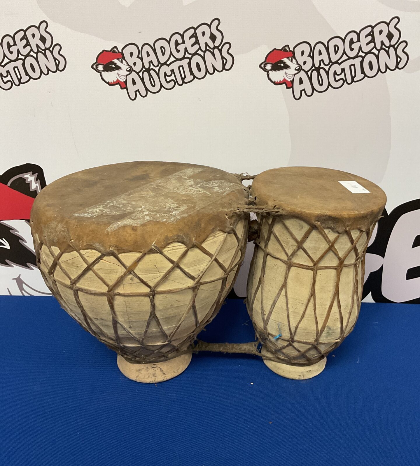 Vintage set of african bongos