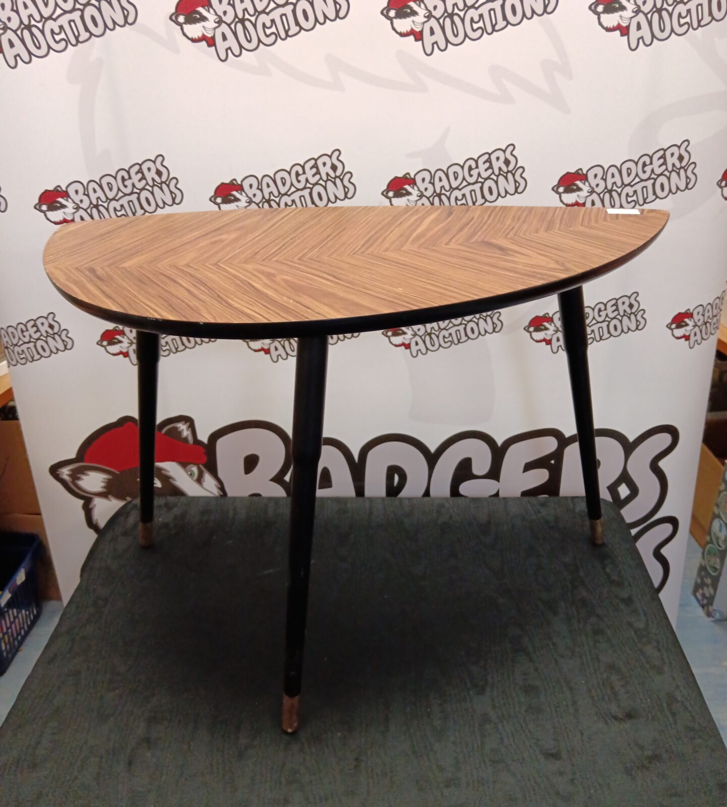 Retro style IKEA leaf shaped magazine table