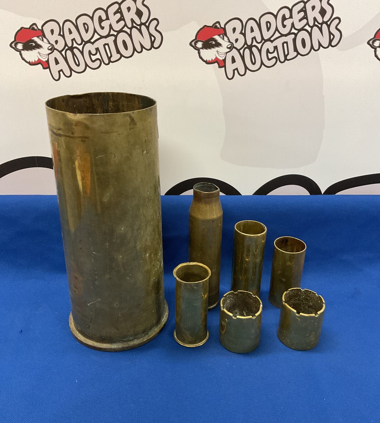 Collection of canon shells & trench art