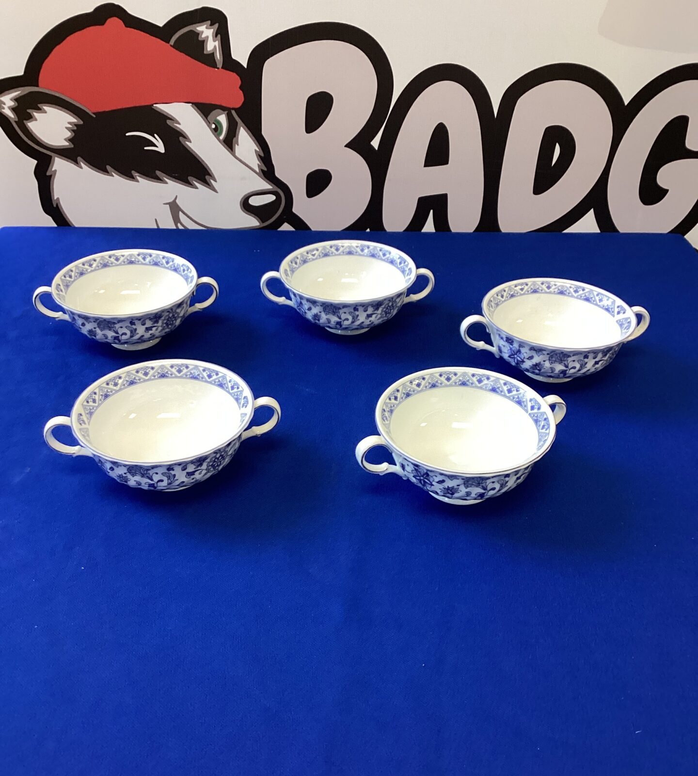 Collection of Minton Shalamar Soup Bowls