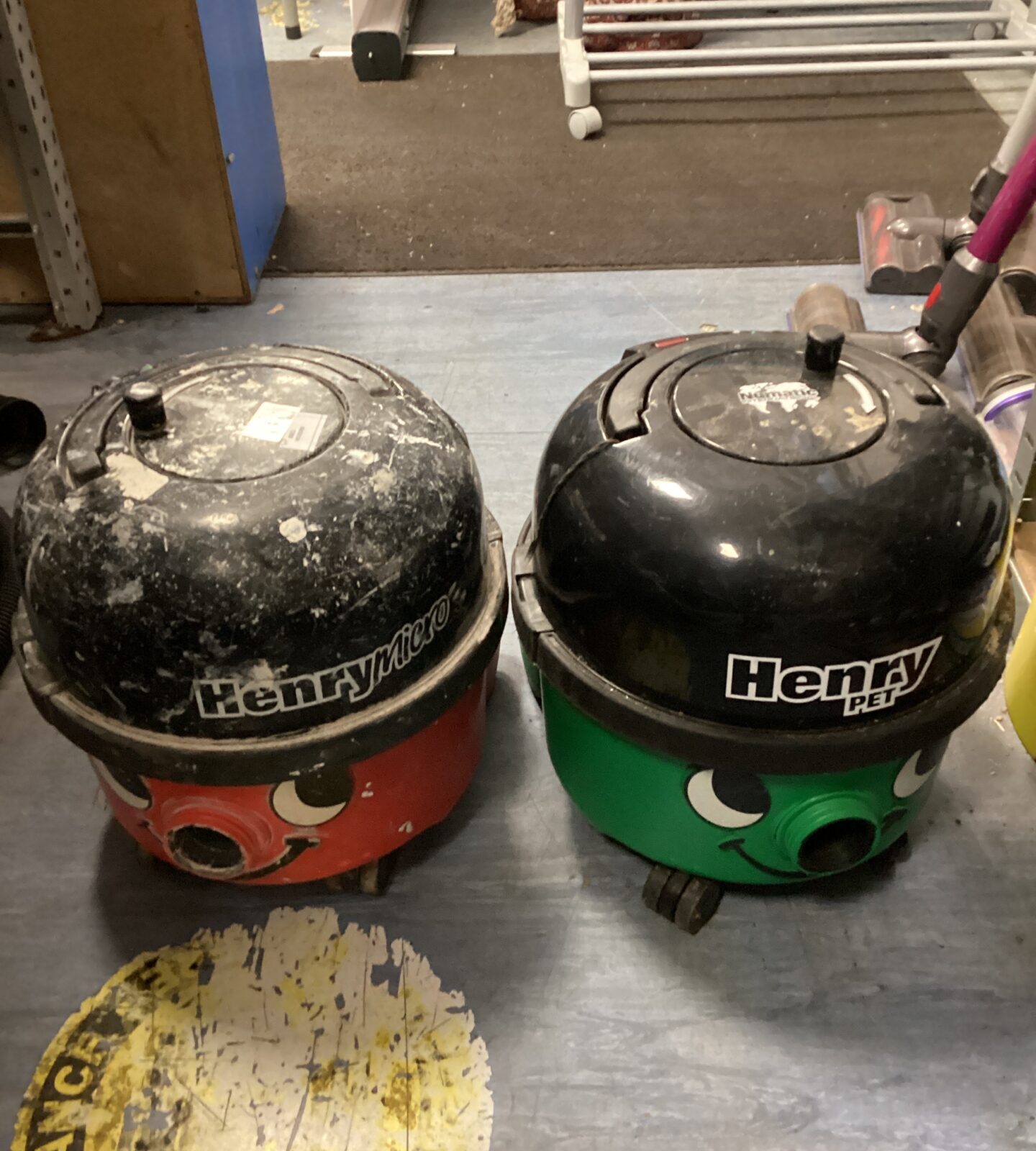 Two henry vacuum cleaners inc henry micro untested