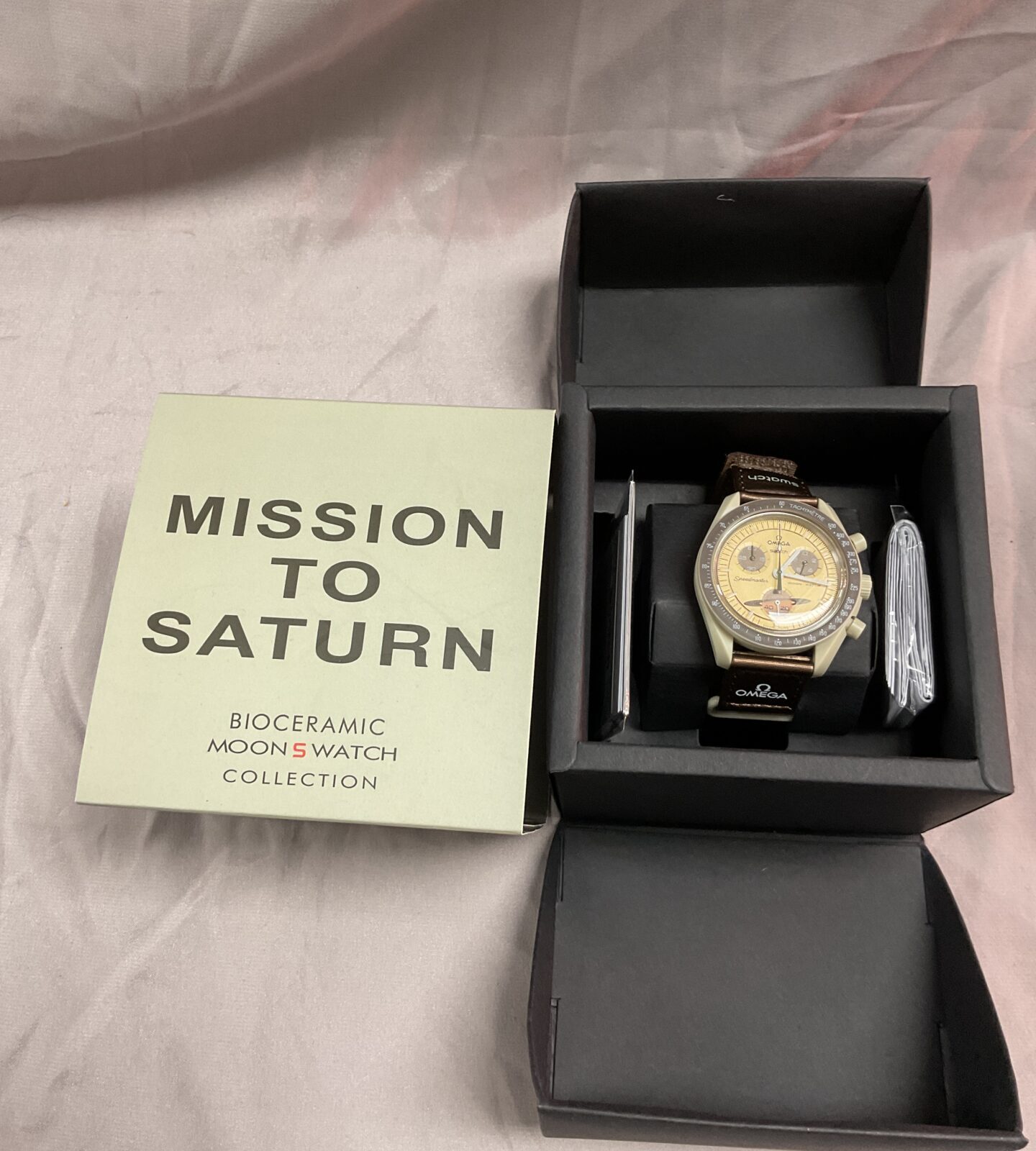 Omega swatch style mission to Saturn bioceramic moonswatch - Image 2