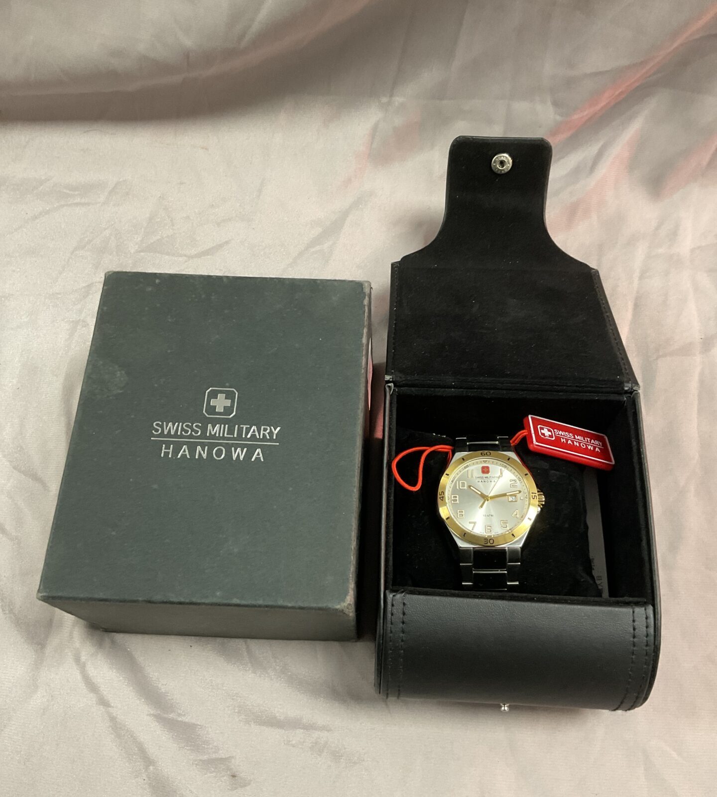 Swiss military hanowa wristwatch in box - Image 2