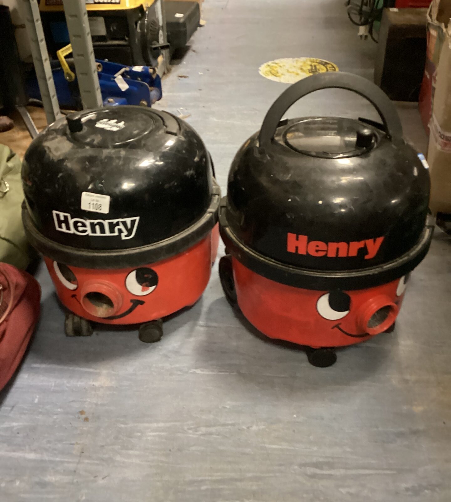 Two henry vacuum cleaners untested