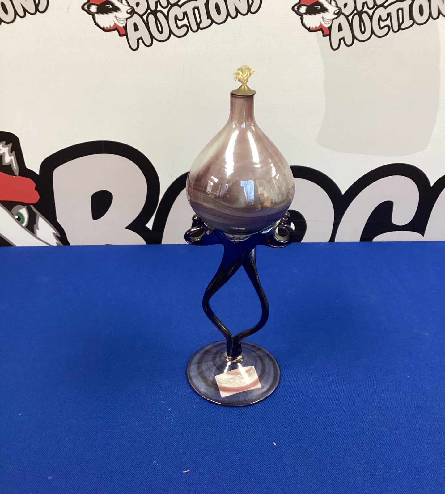 Handmade Glass Oil Lamp