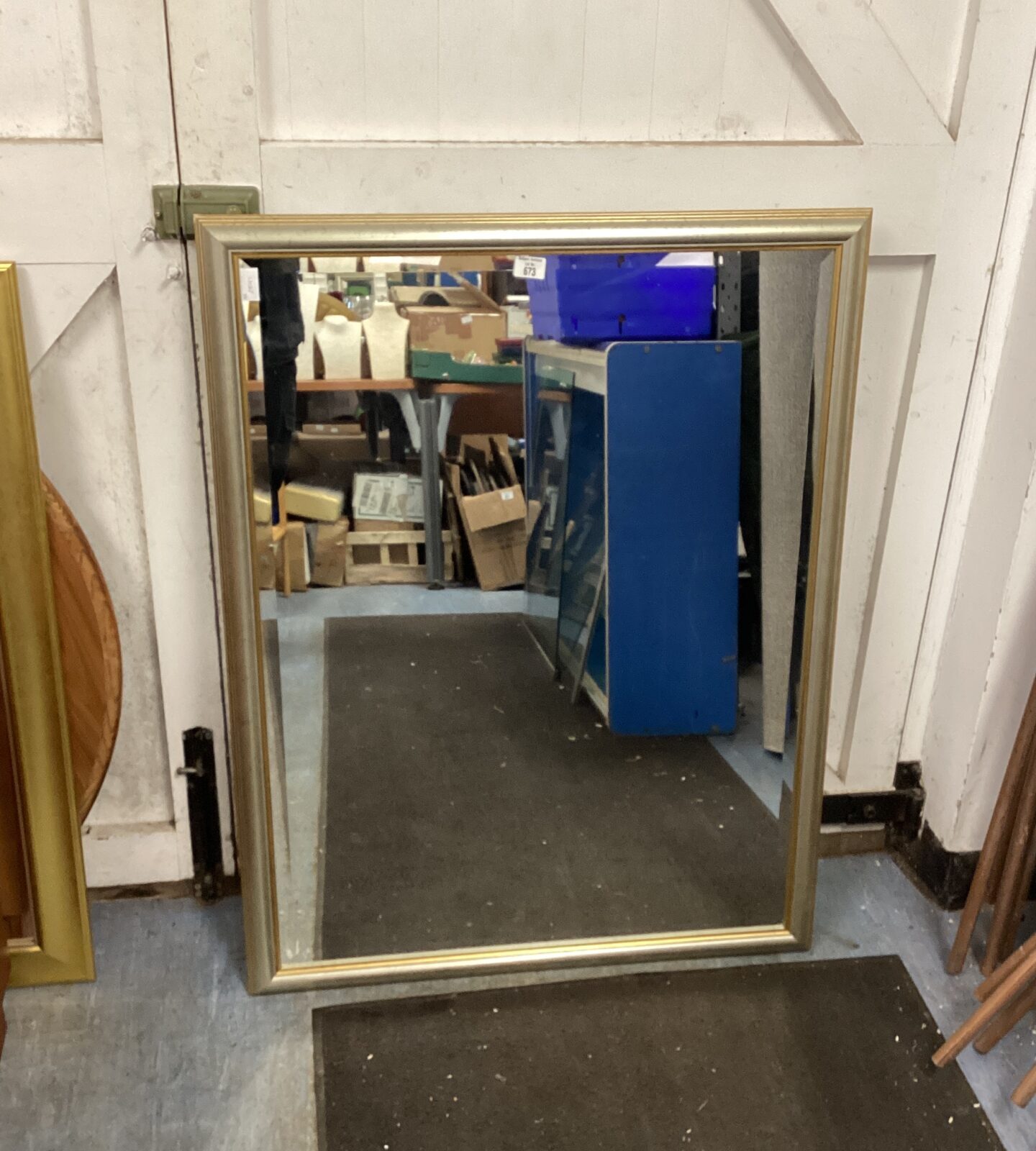 Large wall hanging mirror 44x33”
