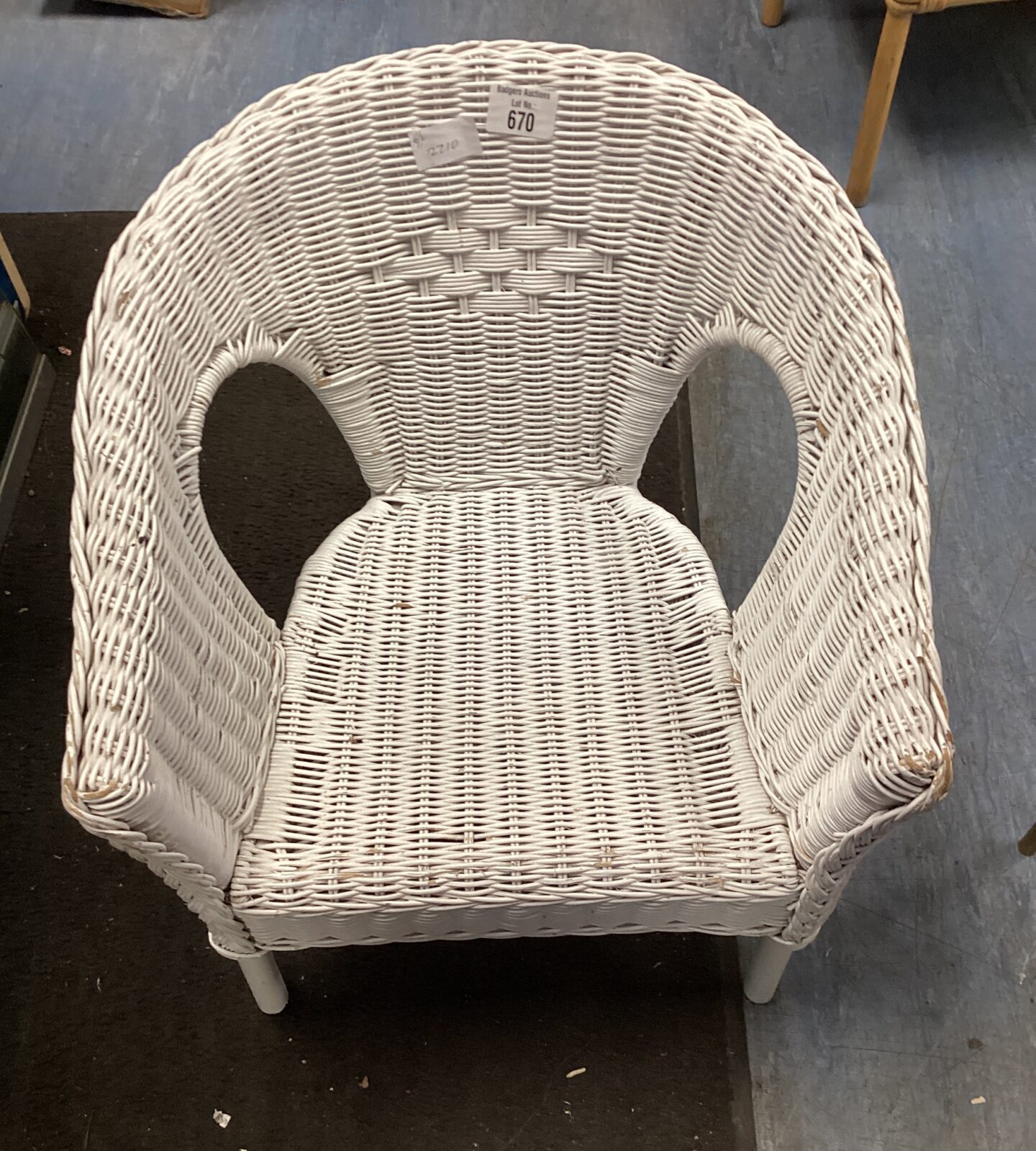 childs wicker chair