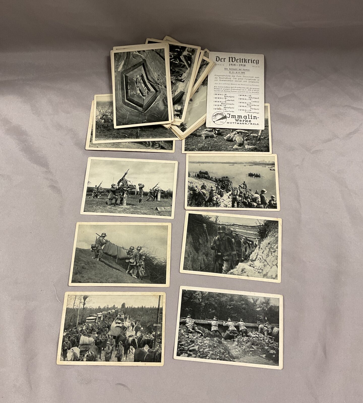 Set of 50 ww1 1914 1918 German cards