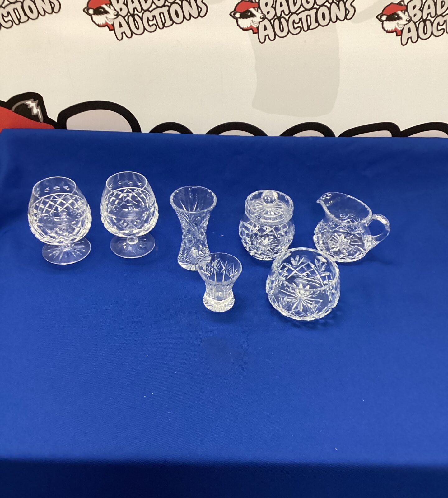 Selection of Crystal inc Brandy Glasses