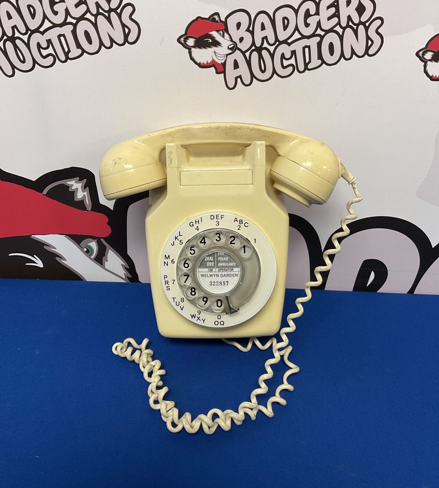 Vintage gpo rotary wall telephone