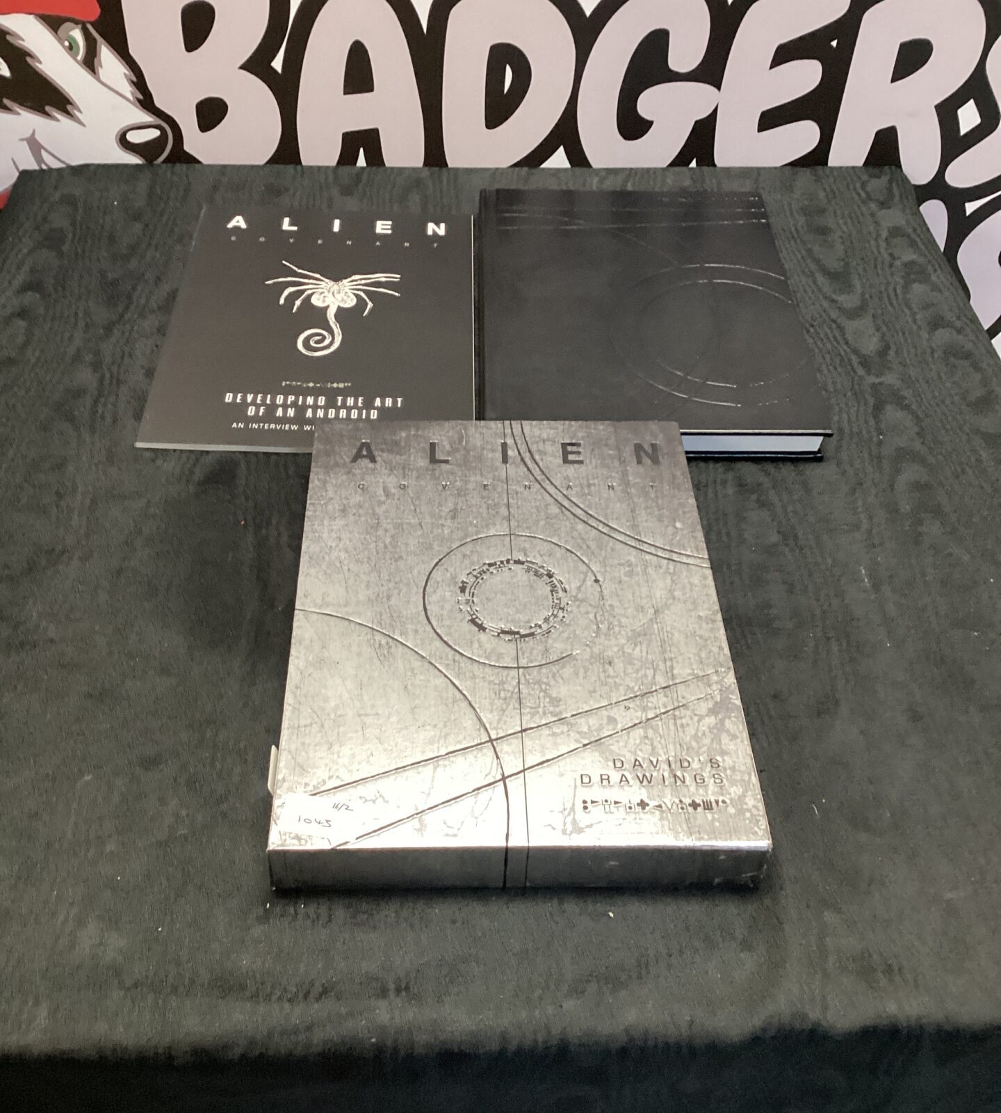 Titan books david’s drawings alien covenant