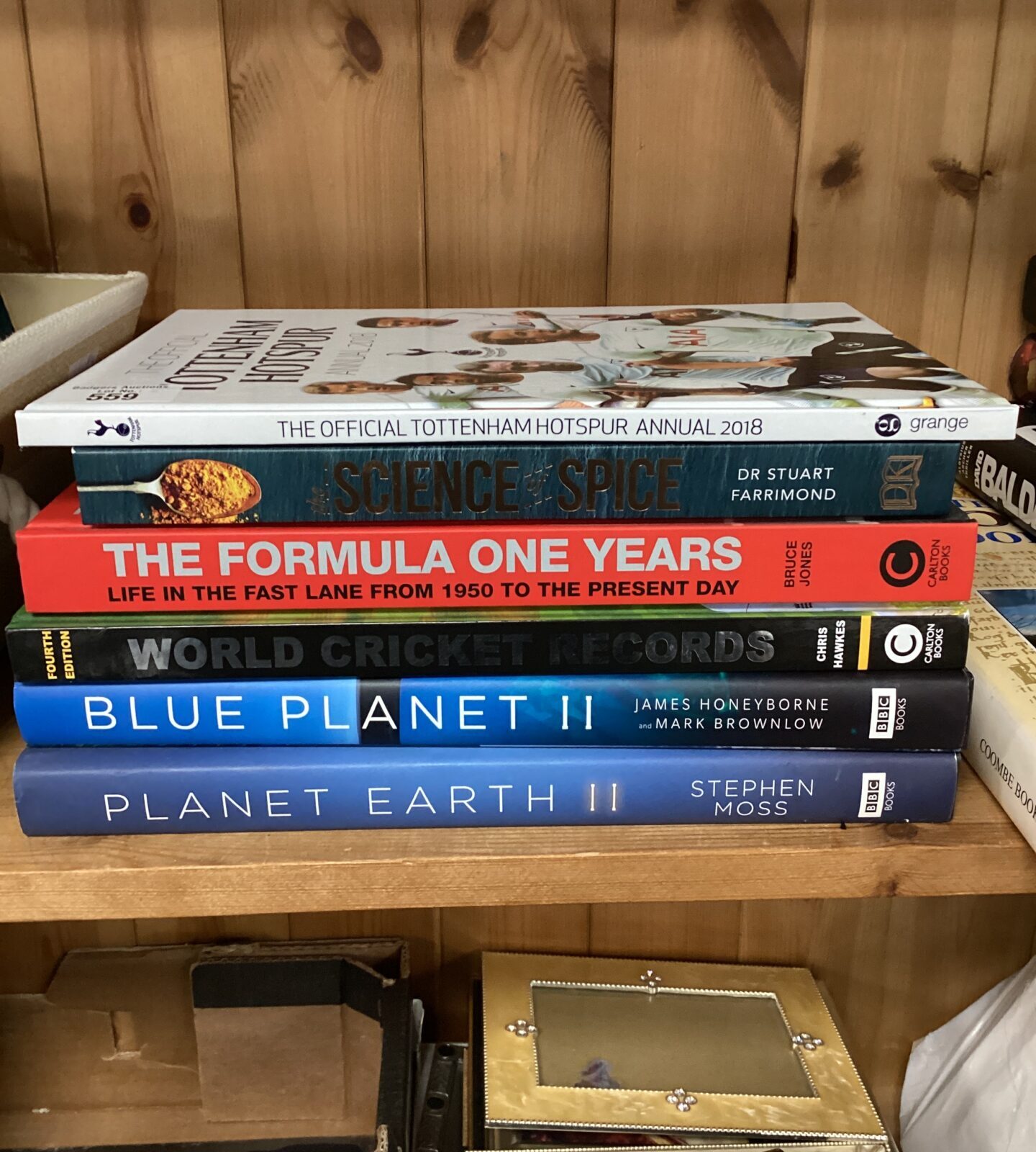 Six books inc blue planet II & planet earth II