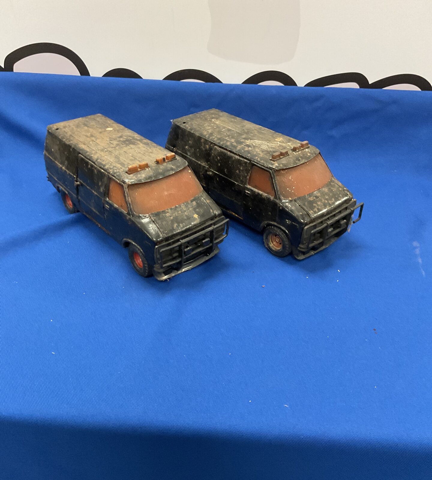 Vintage ERTL A team vans