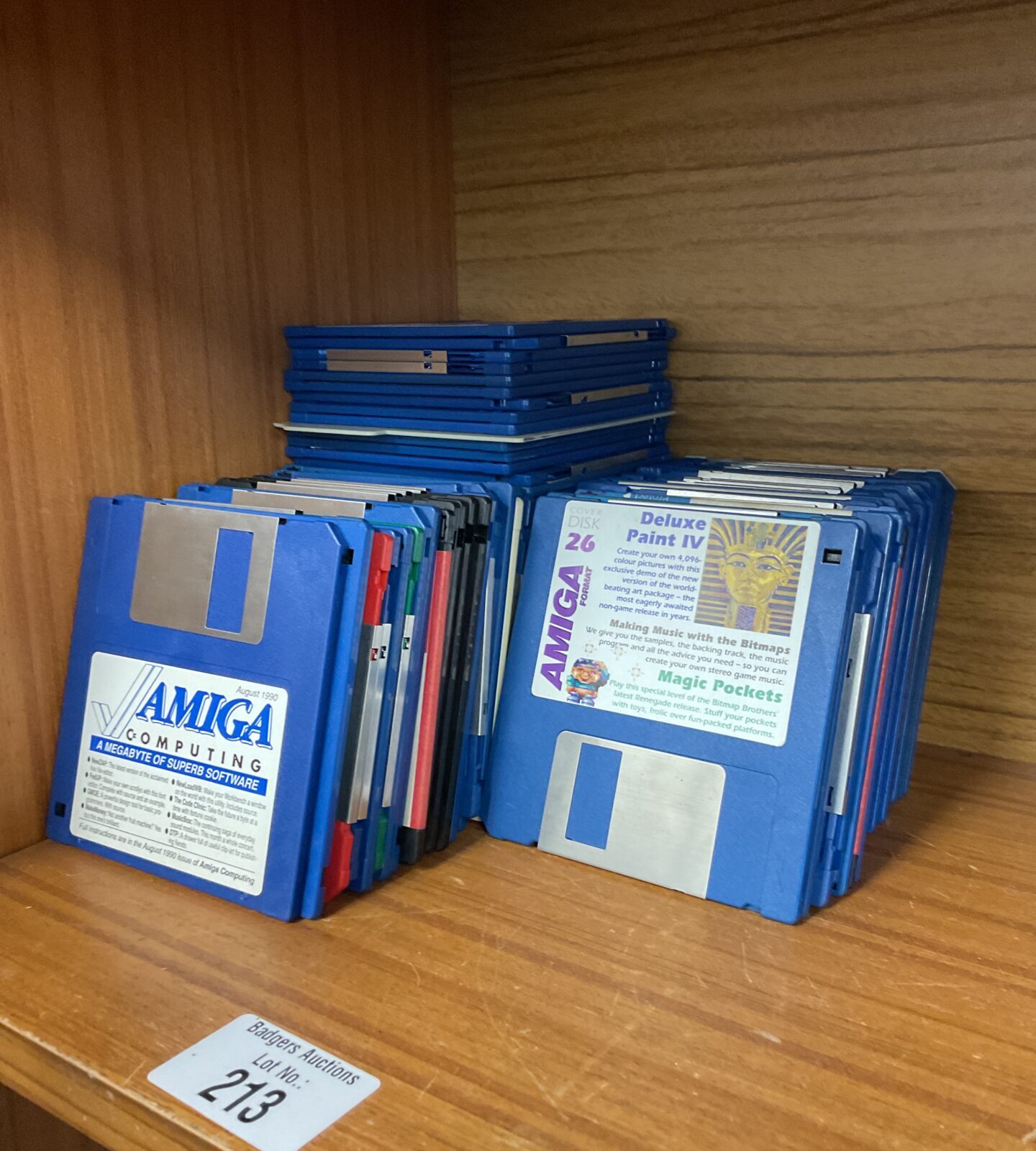 Selection of commodore amiga disks