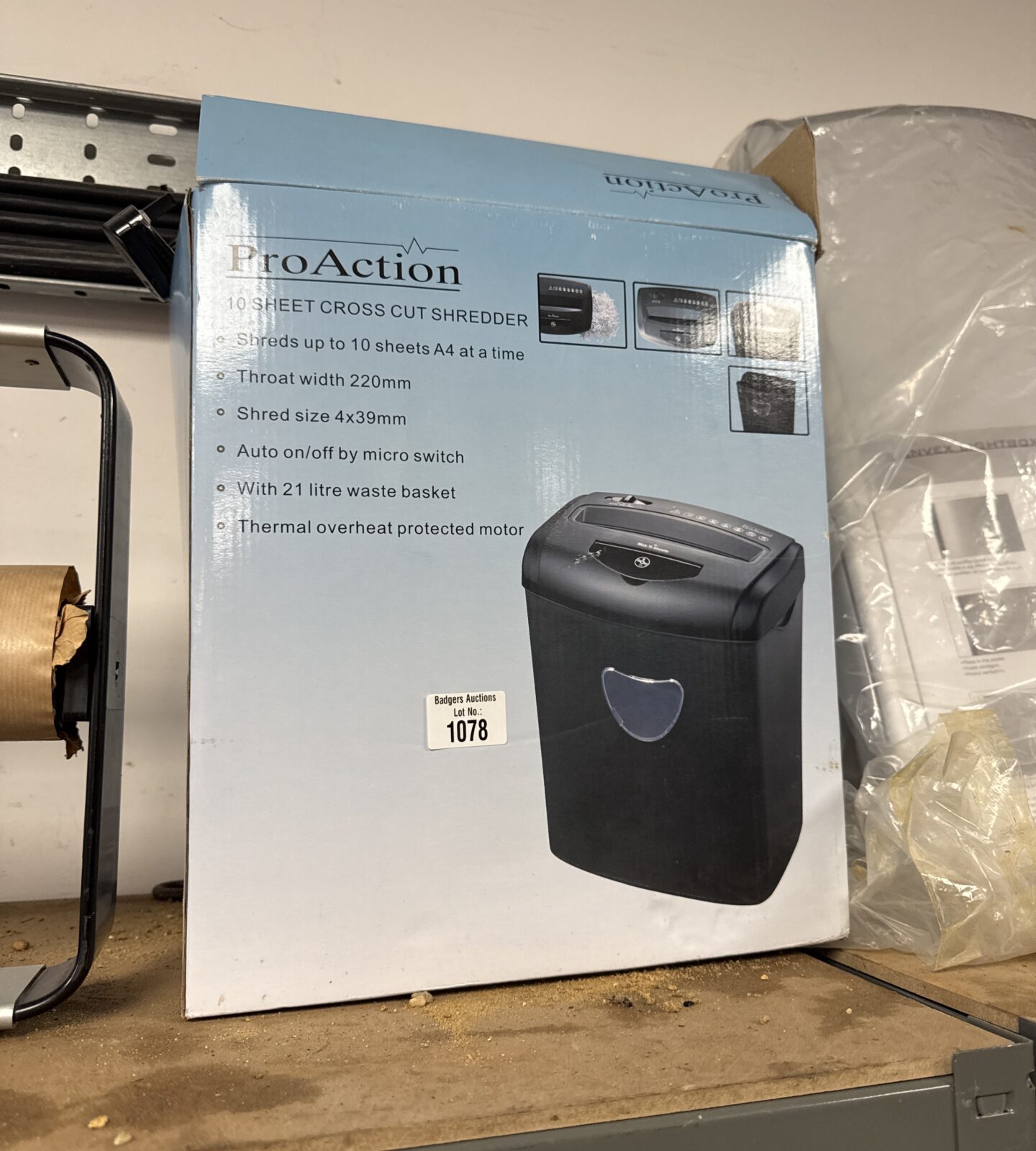 Proaction 10 sheet paper shredder