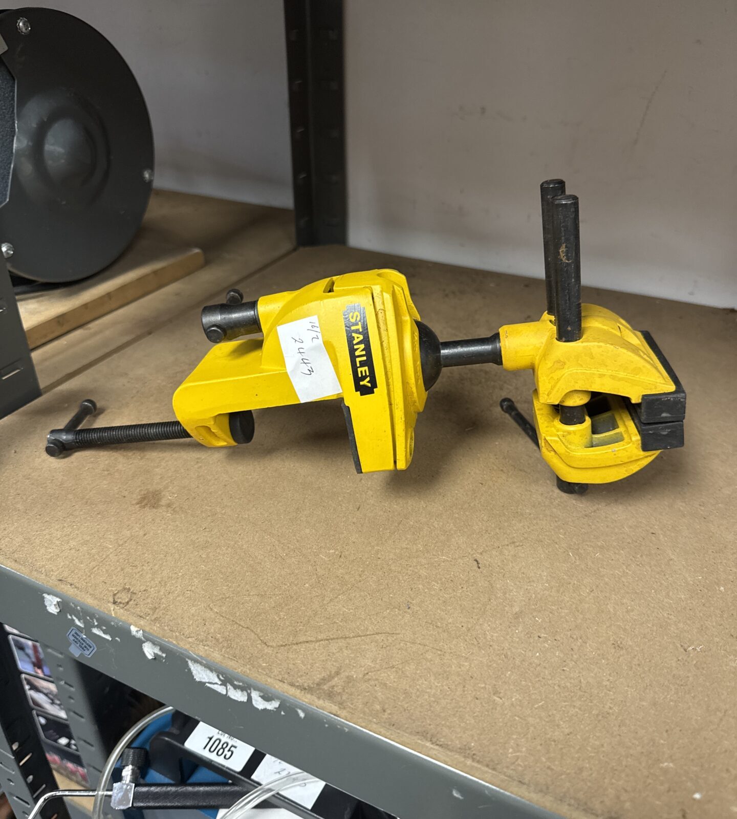 Stanley bench clamped vice