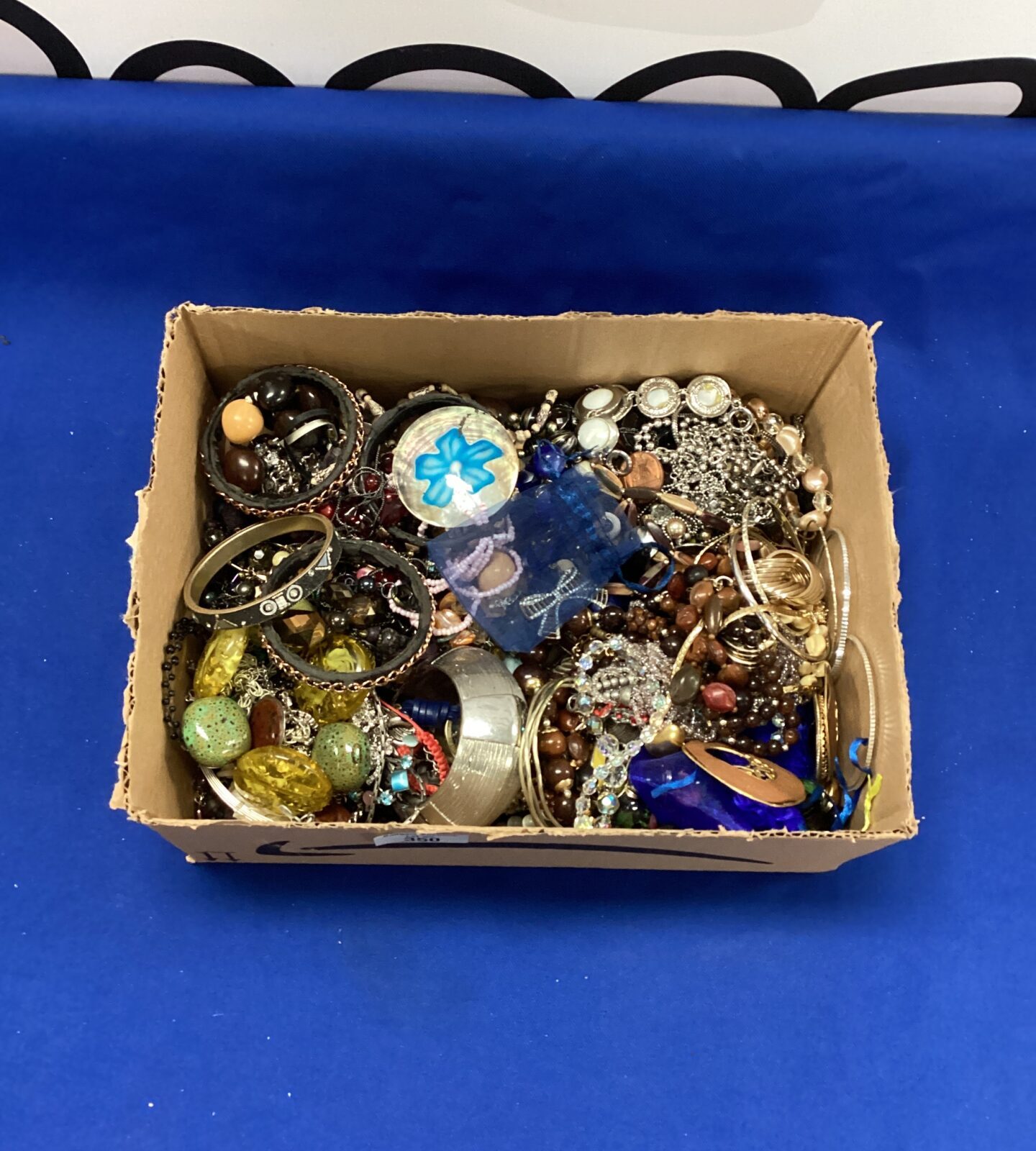 Box of costume jewellery