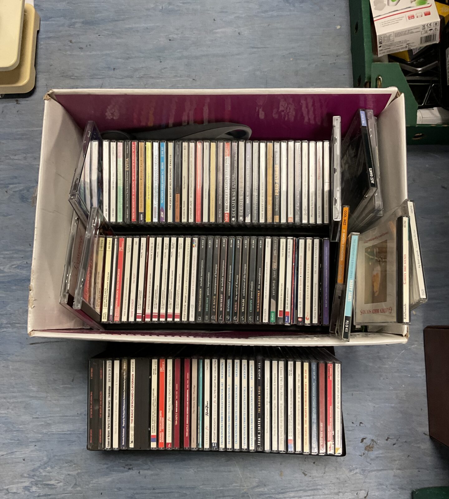 Collection of mostly jazz music cds