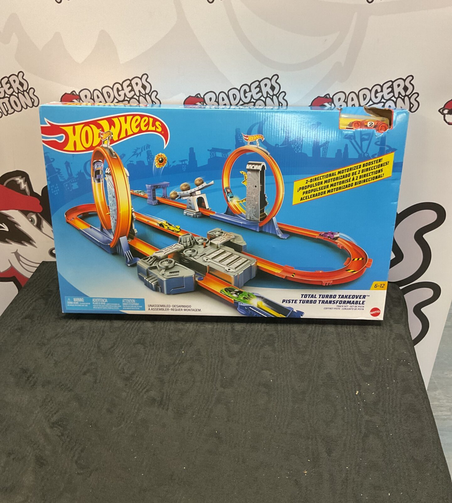 Hotwheels total turbo takeover piste turbo transformable track set