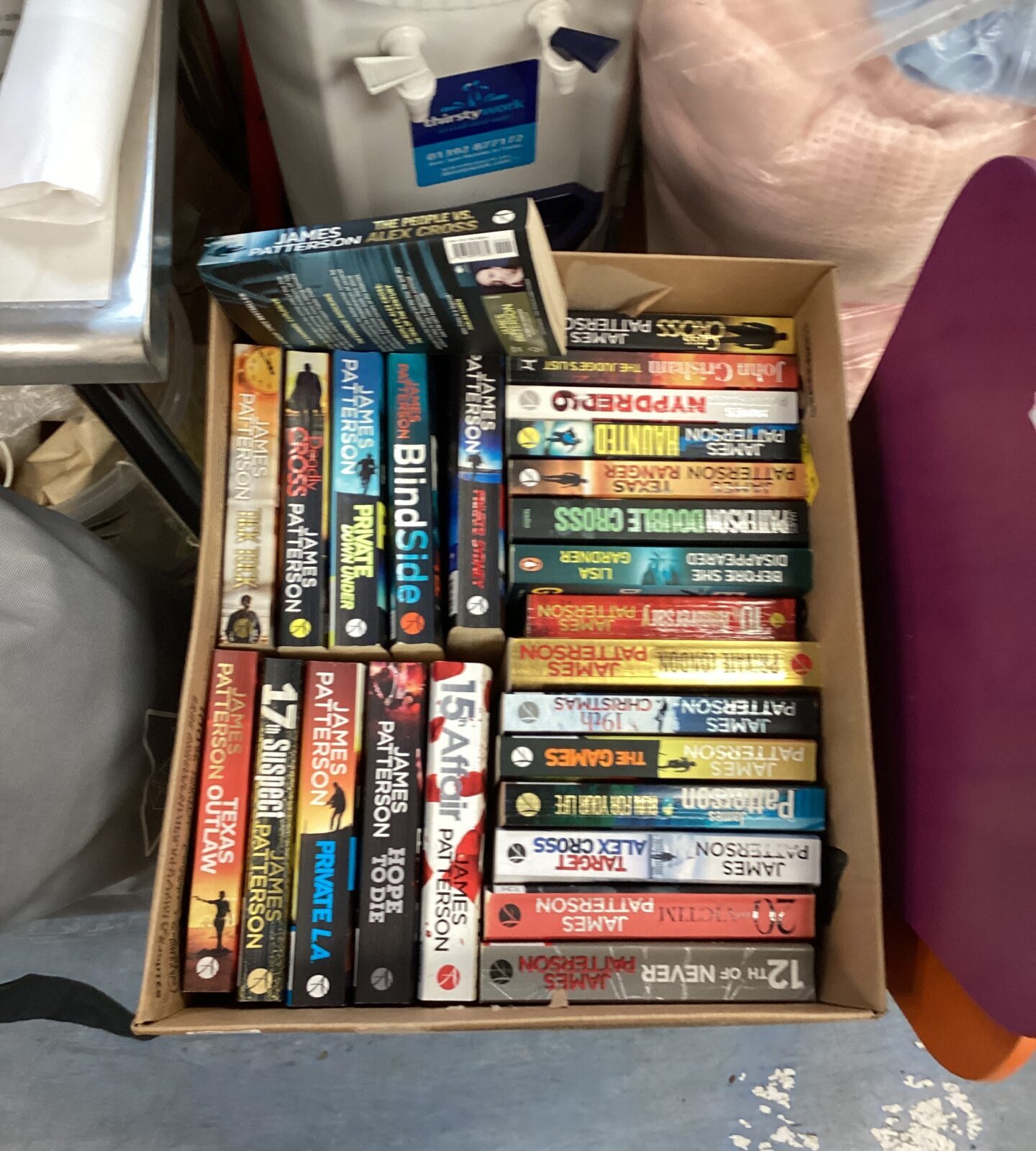 box of mixed books inc james patterson