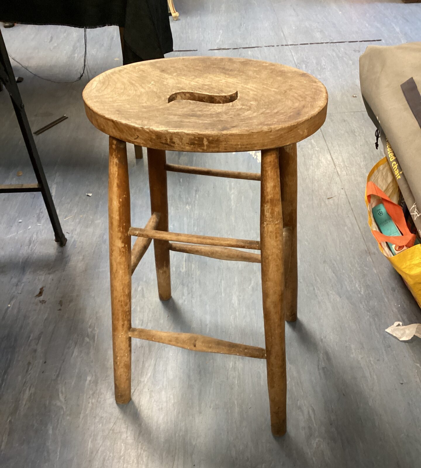 Vintage wooden stool