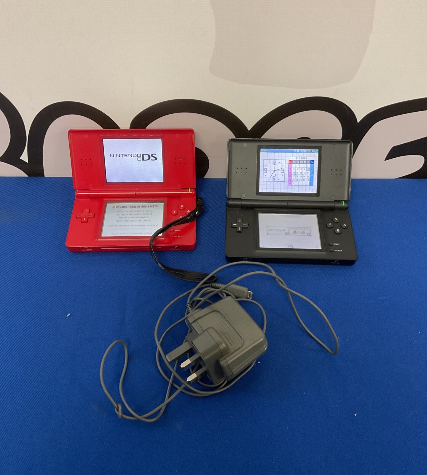 Two Nintendo ds consoles working