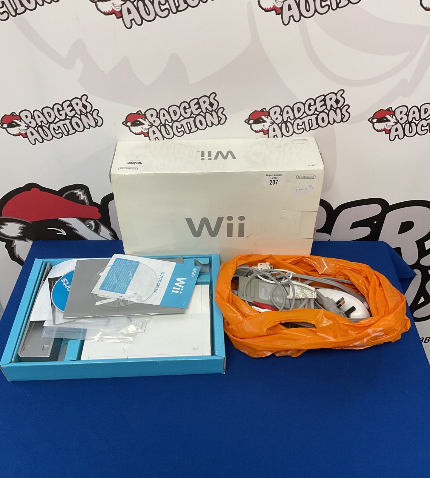 Boxed Nintendo wii console bundle