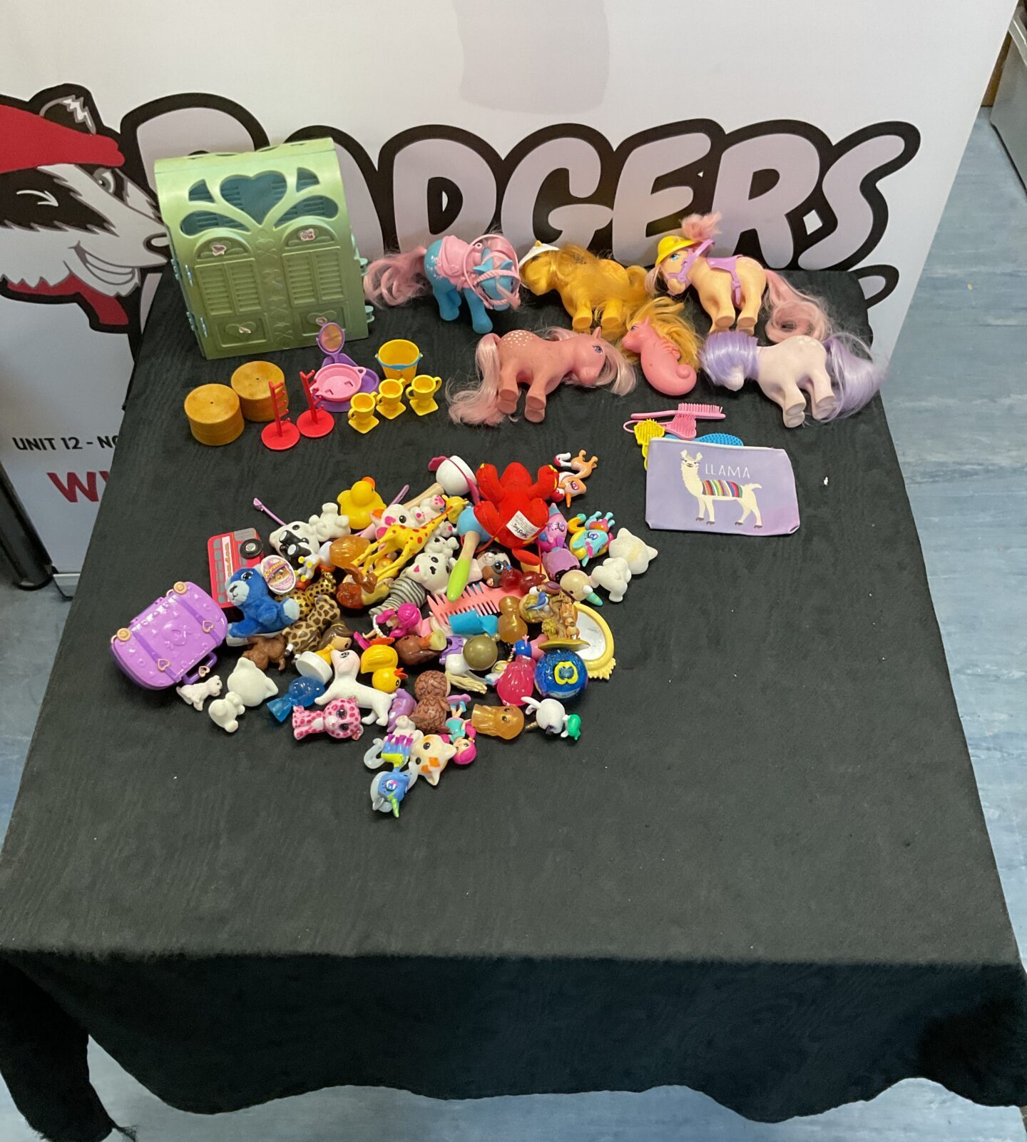 Bag of mixed toys inc hasbros my little pony