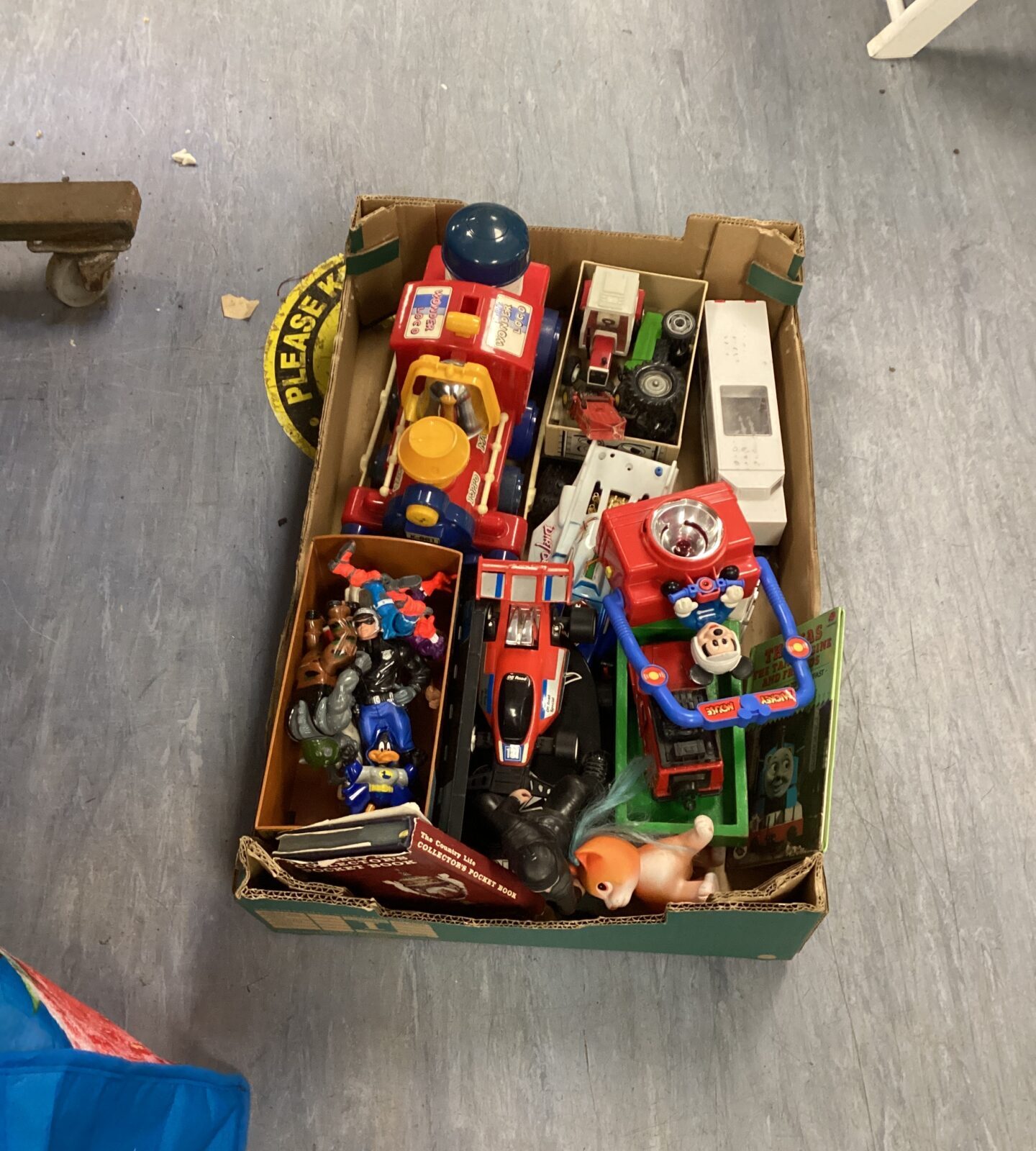 Box of toys inc action figures