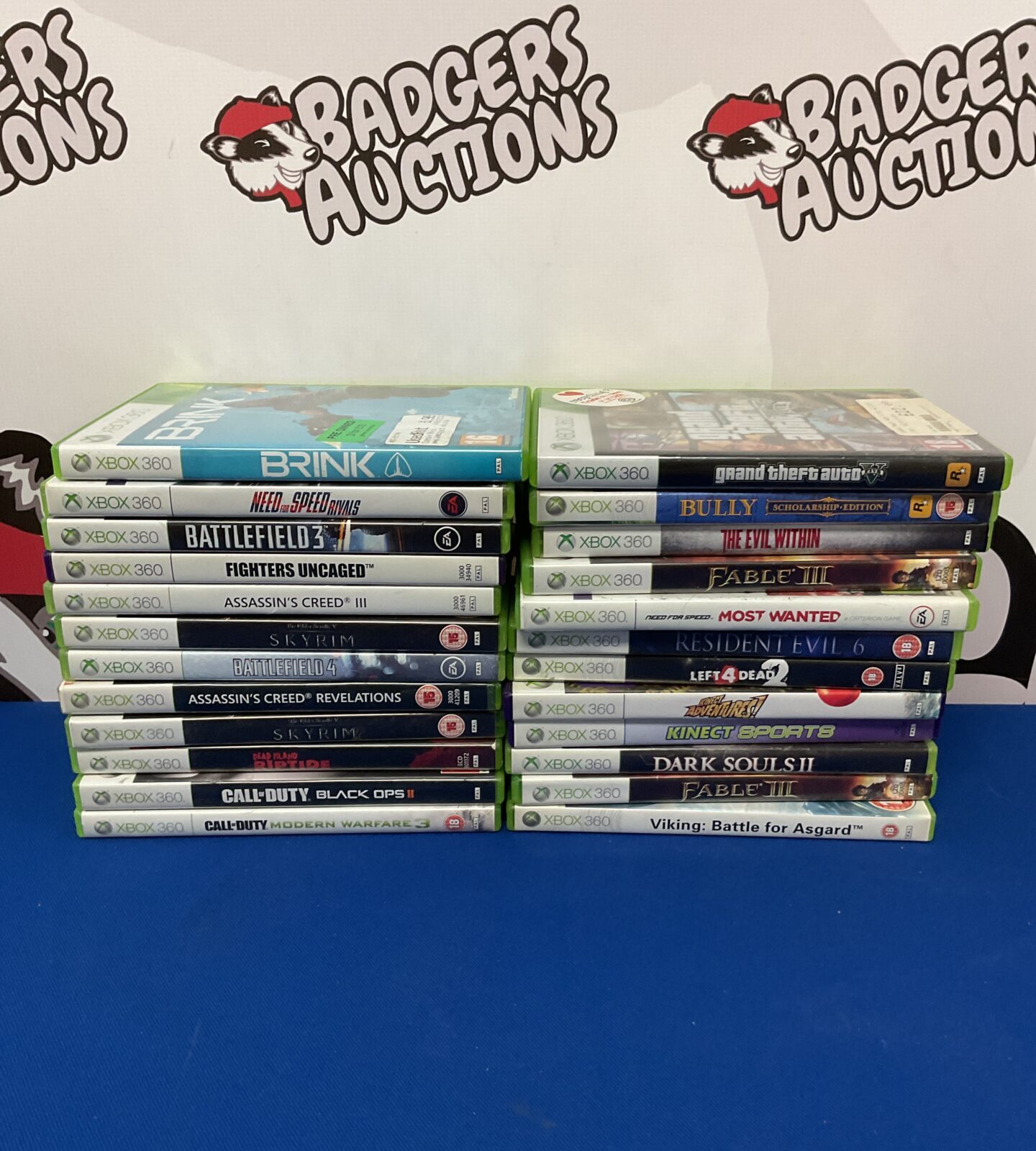 Collection of xbox 360 games