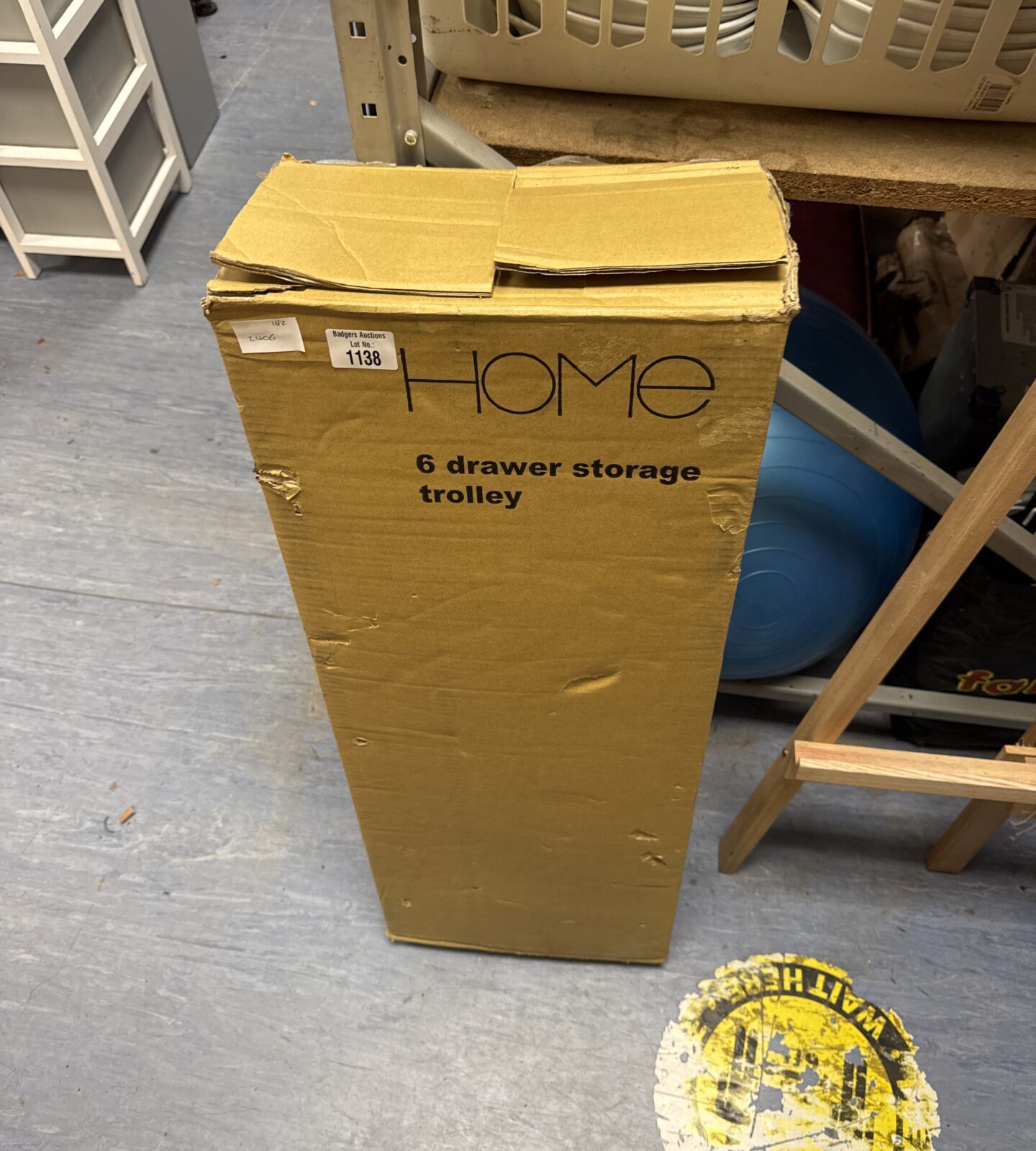 Home 6 drawer storage trolley - appears unopened