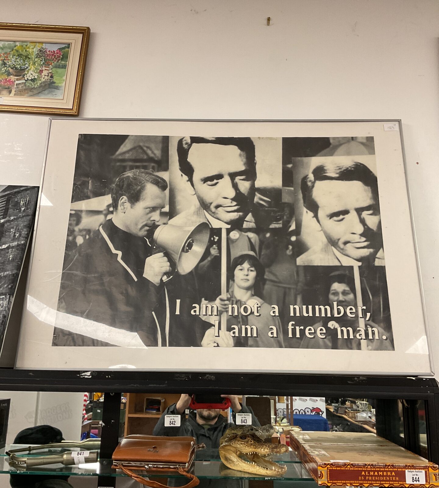 Large framed the prisoner poster print