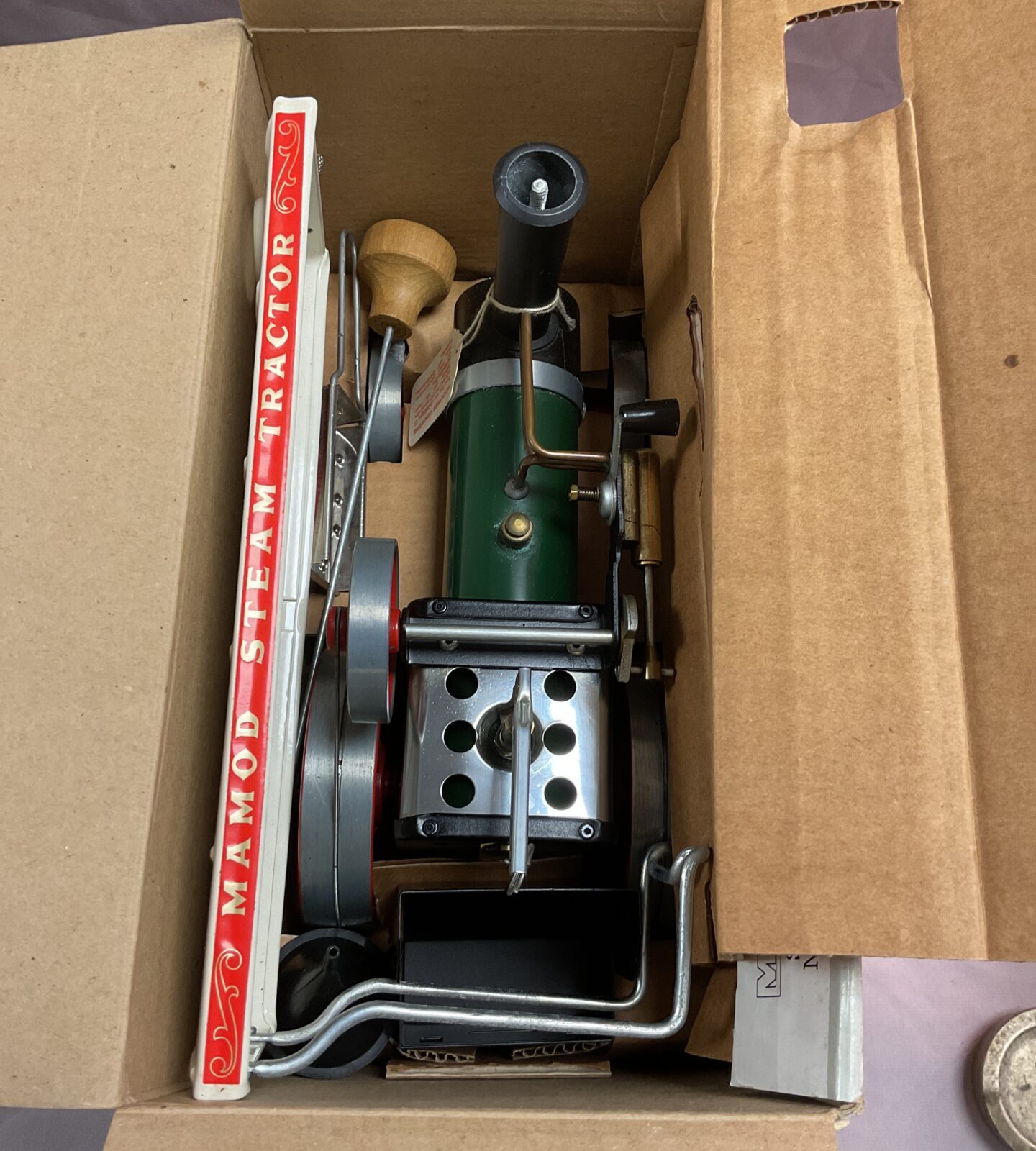 Mamod steam tractor still as new unused in box - Image 2