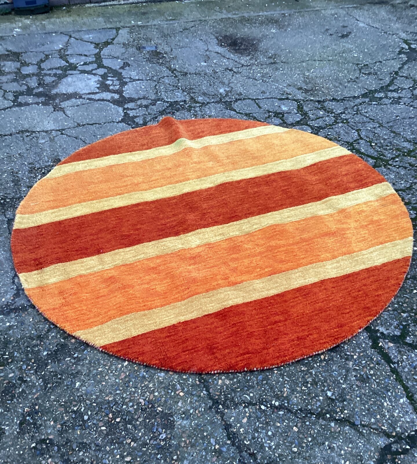 Red & orange rug