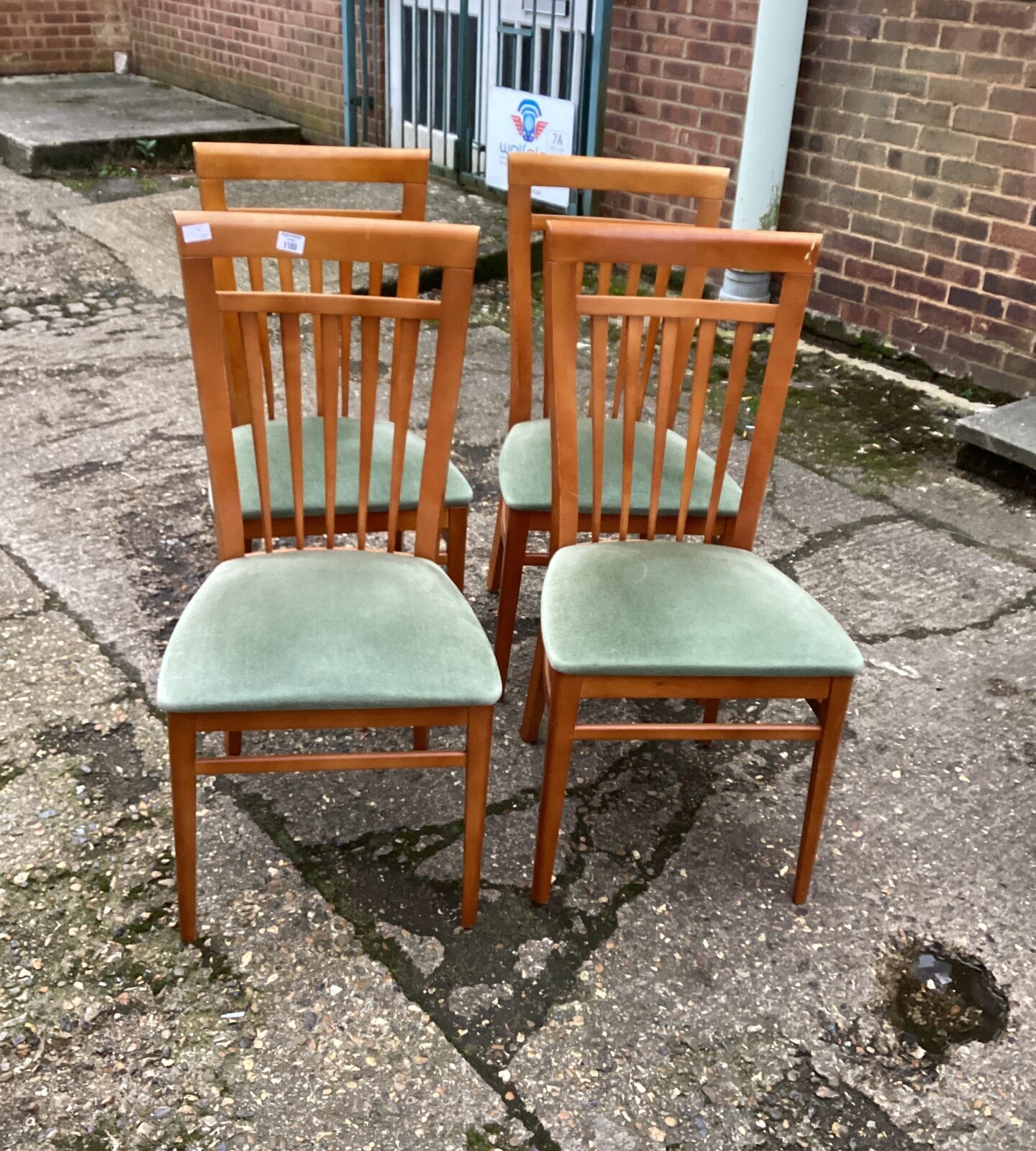 Four Stag Dining Chairs