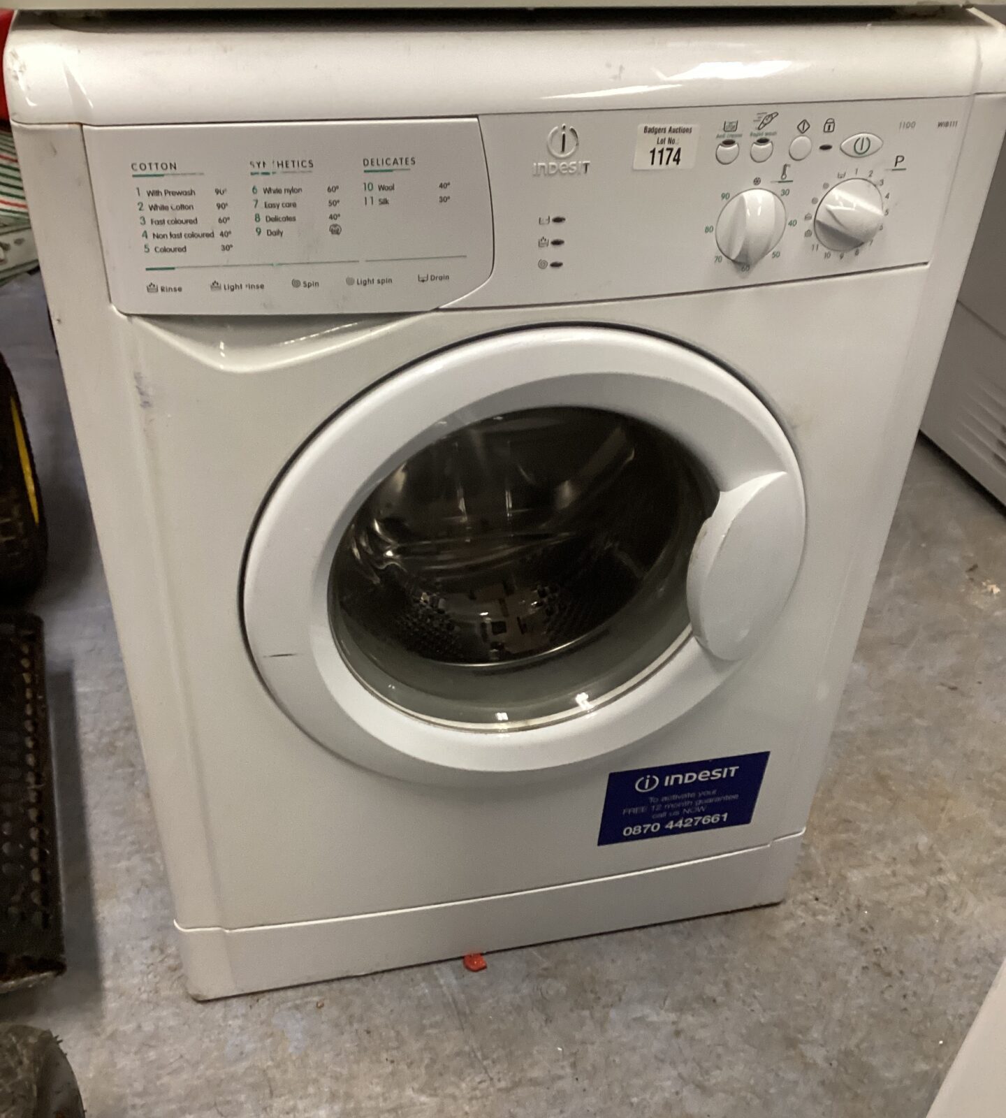 Indesit WIB111 washing Machine