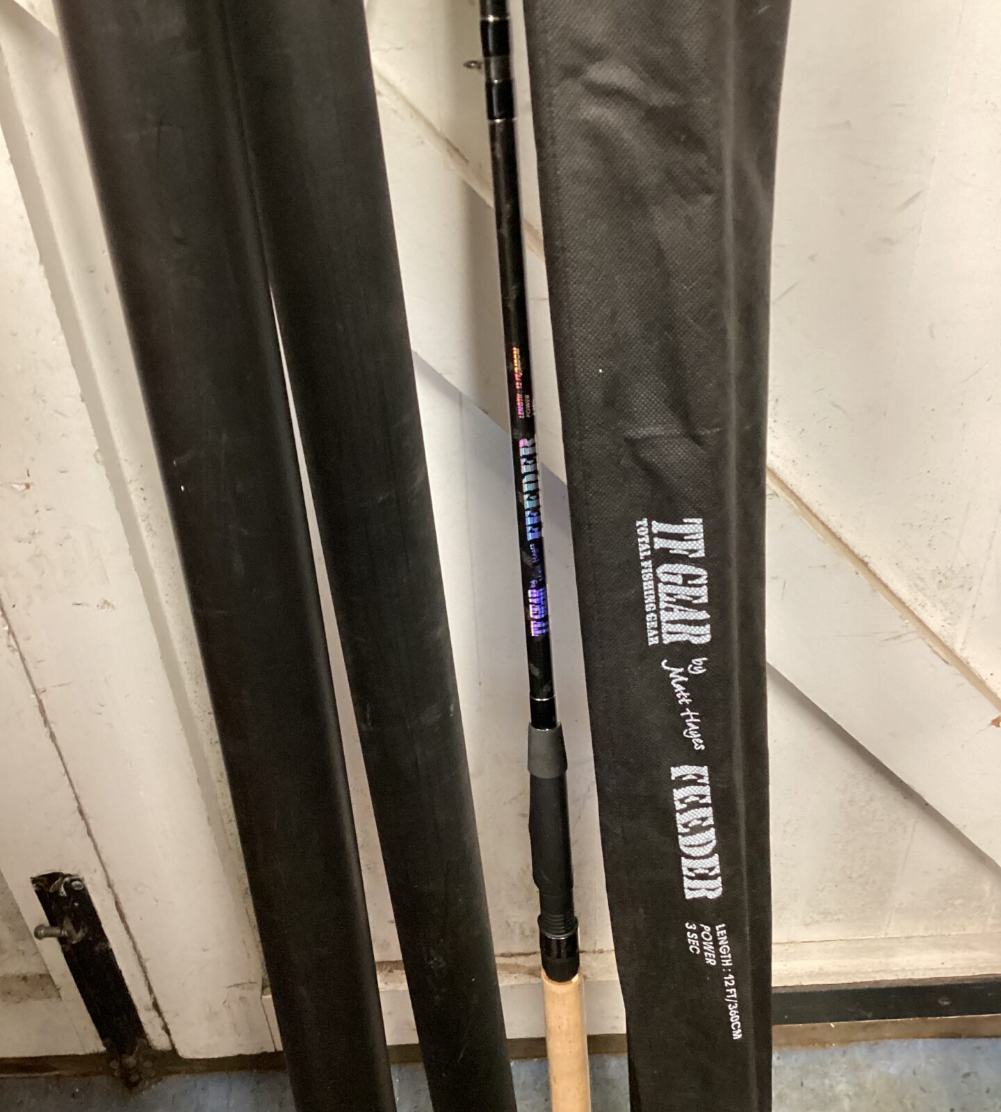 tf gear feeder rod 12ft with two other rods